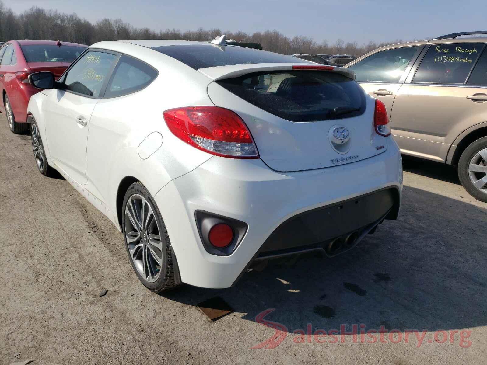 KMHTC6AE4GU291845 2016 HYUNDAI VELOSTER