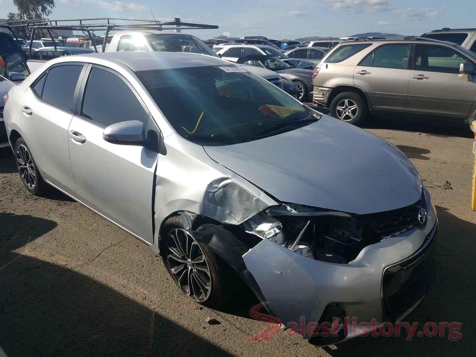 5YFBURHE8GP411227 2016 TOYOTA COROLLA