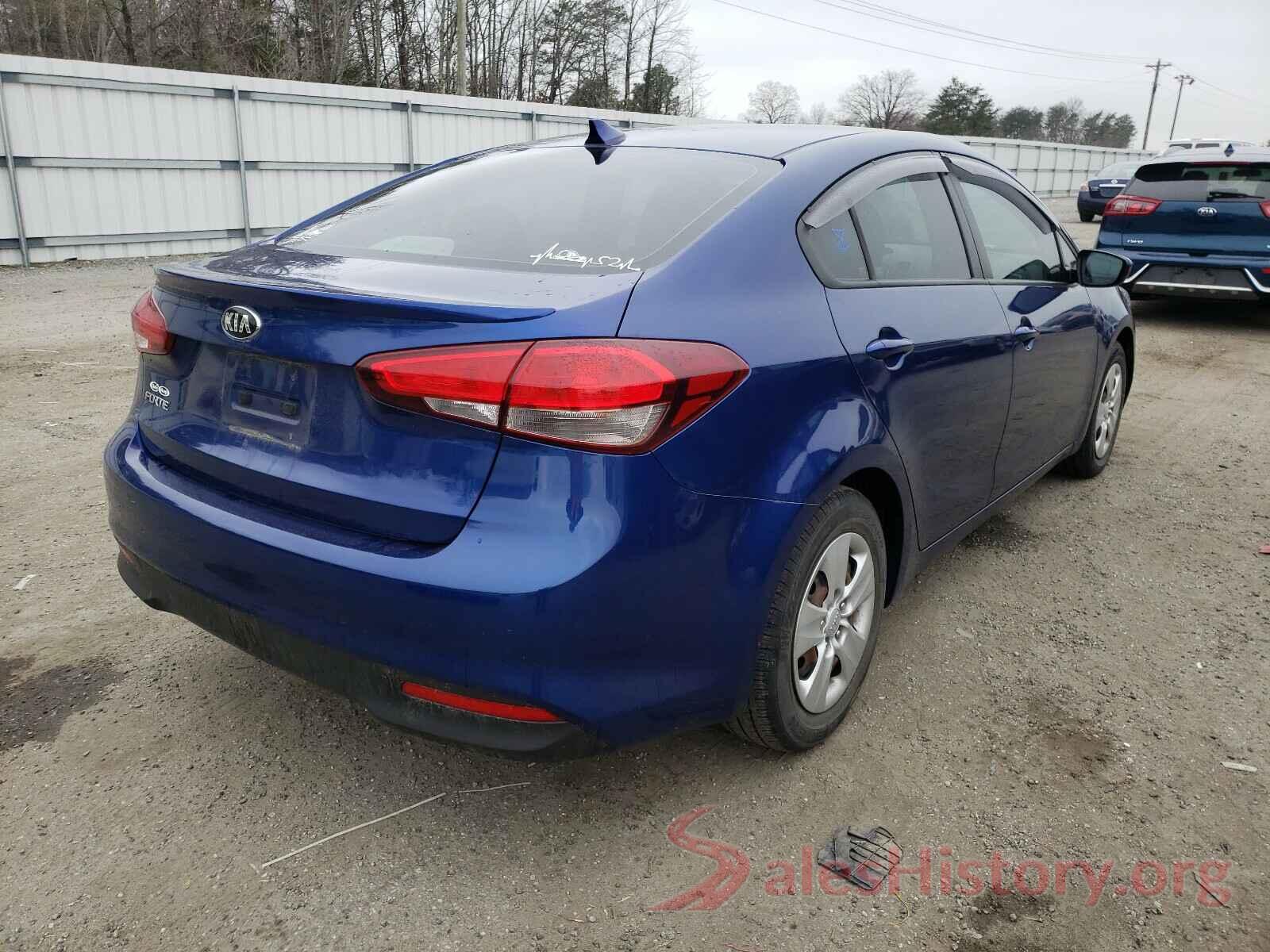 3KPFK4A7XJE167255 2018 KIA FORTE