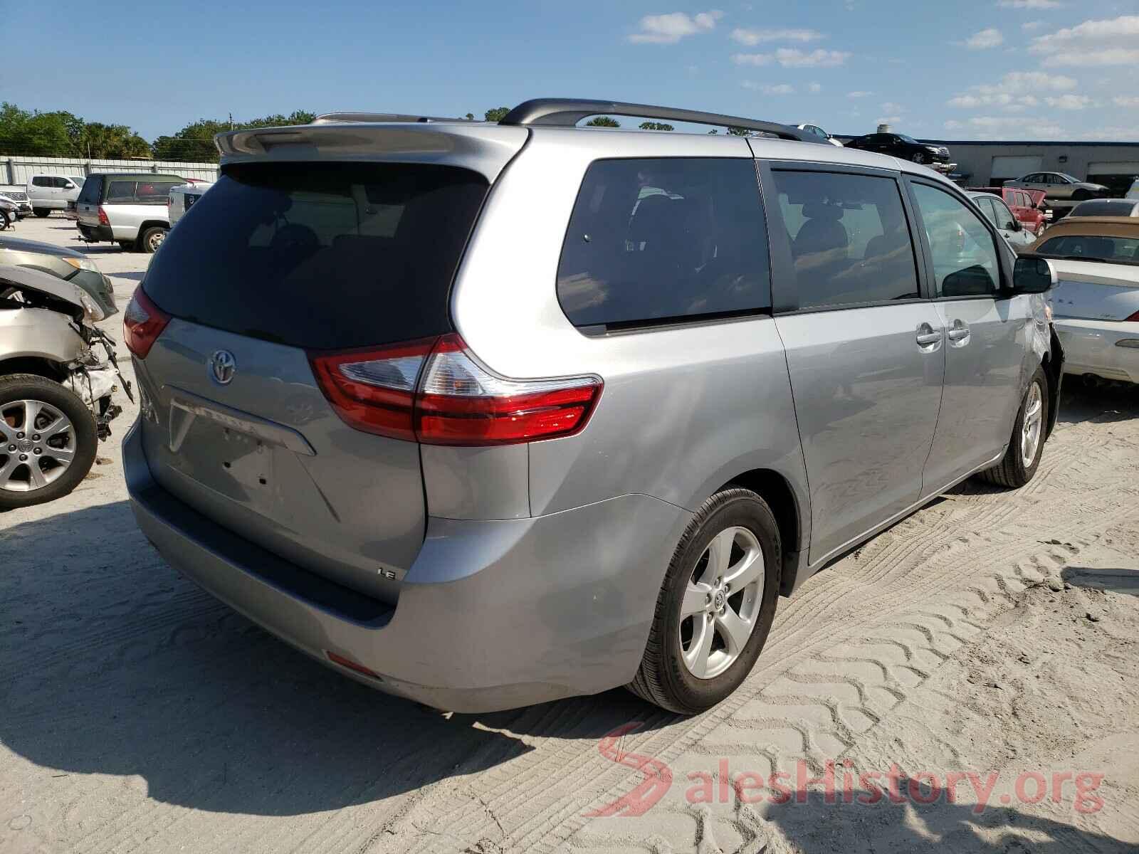 5TDKZ3DC4HS823768 2017 TOYOTA SIENNA