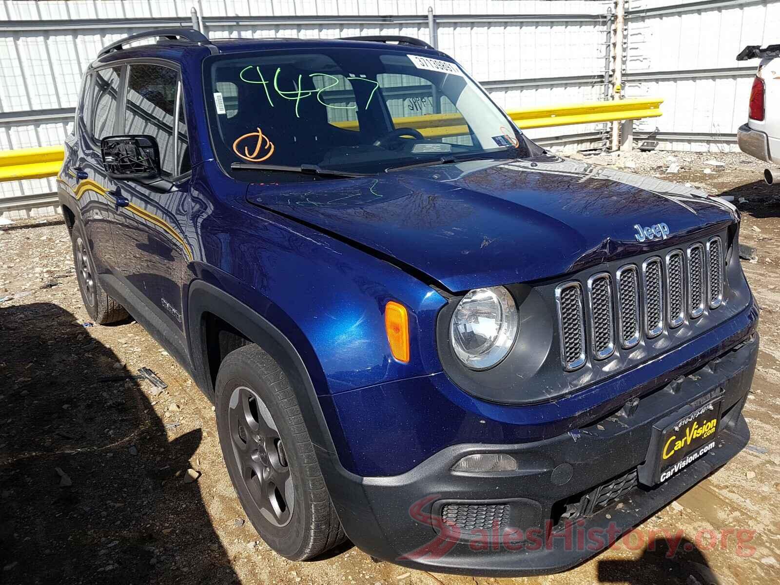 ZACCJAAT2GPD64711 2016 JEEP RENEGADE