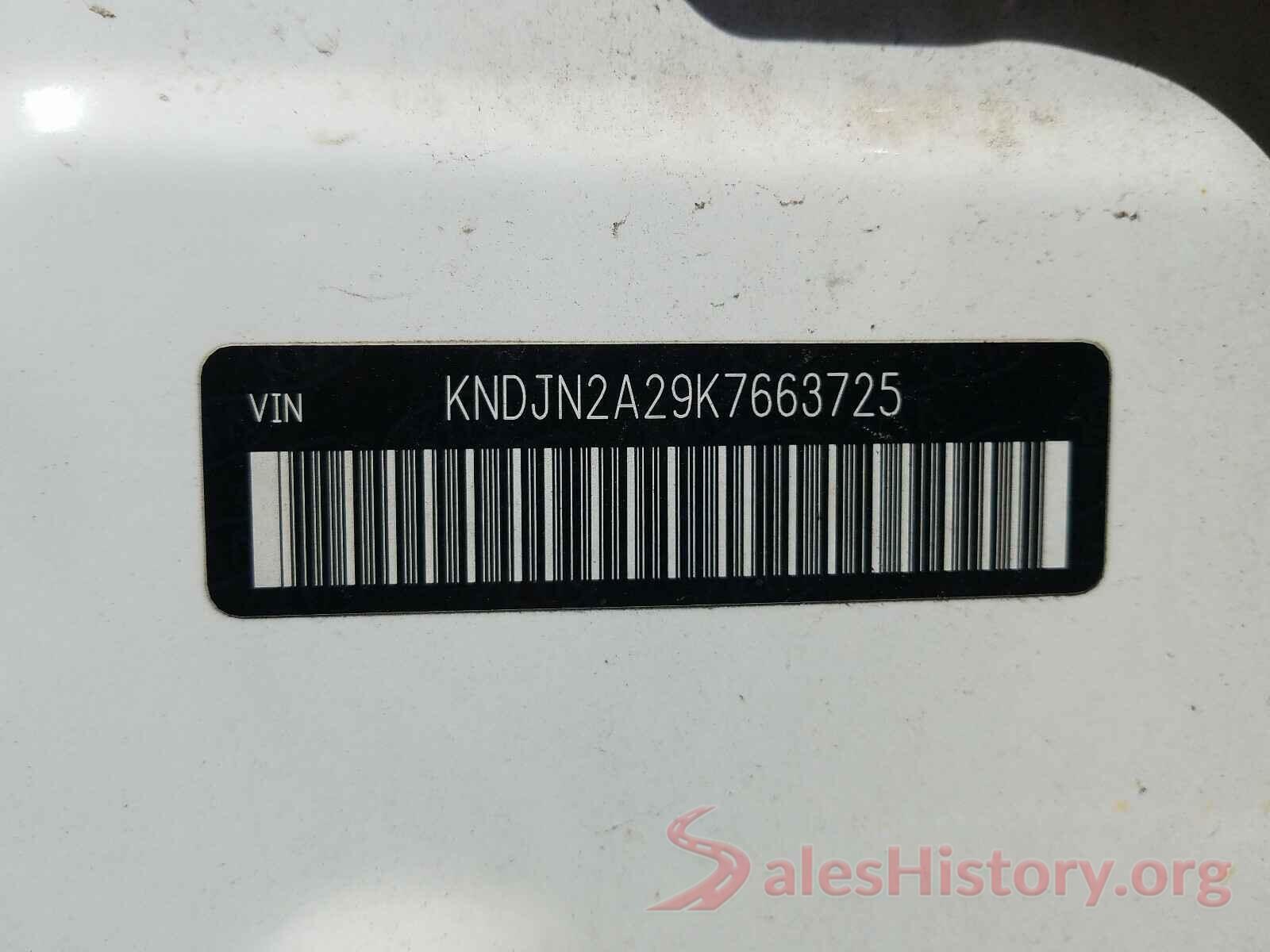 KNDJN2A29K7663725 2019 KIA SOUL