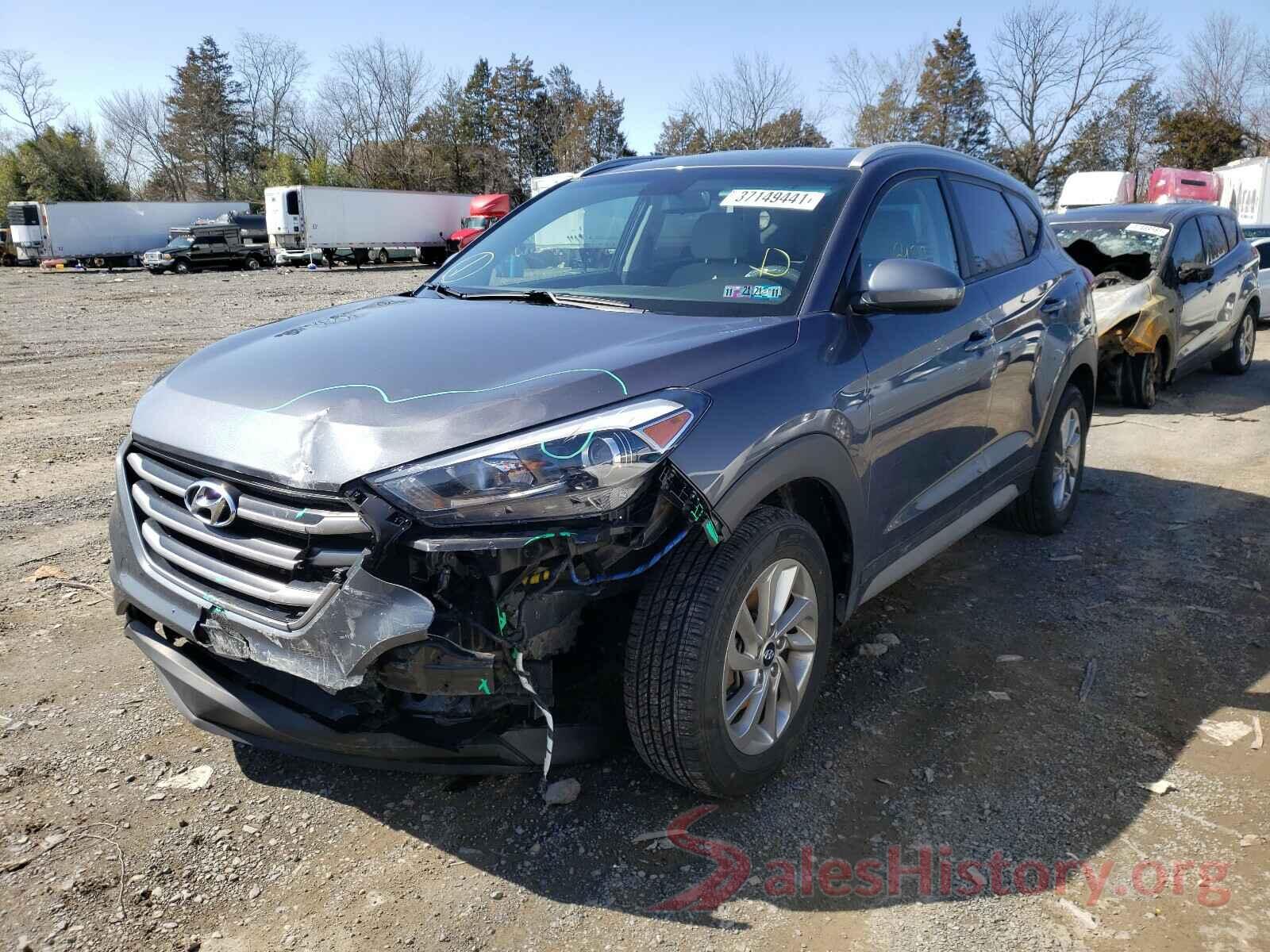 KM8J3CA4XJU600982 2018 HYUNDAI TUCSON