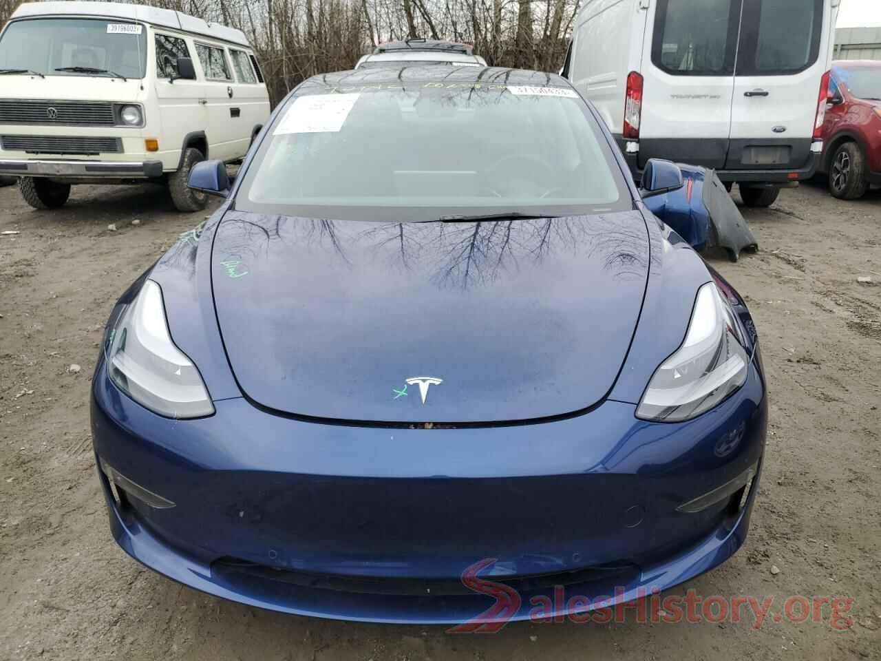 5YJ3E1EC6NF135791 2022 TESLA MODEL 3