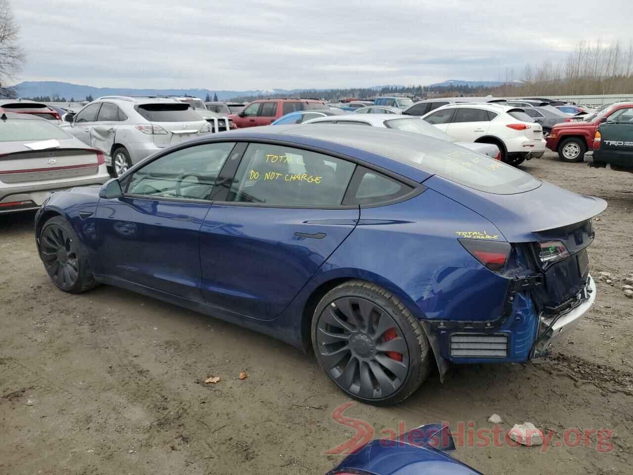 5YJ3E1EC6NF135791 2022 TESLA MODEL 3