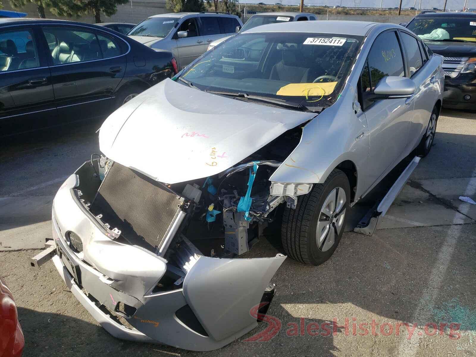 JTDKBRFU7G3514700 2016 TOYOTA PRIUS