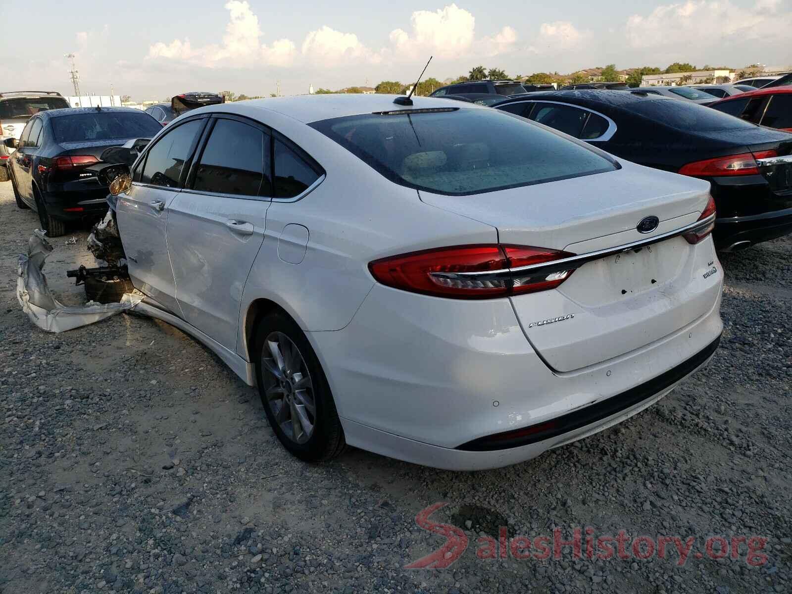 3FA6P0LU3HR318281 2017 FORD FUSION