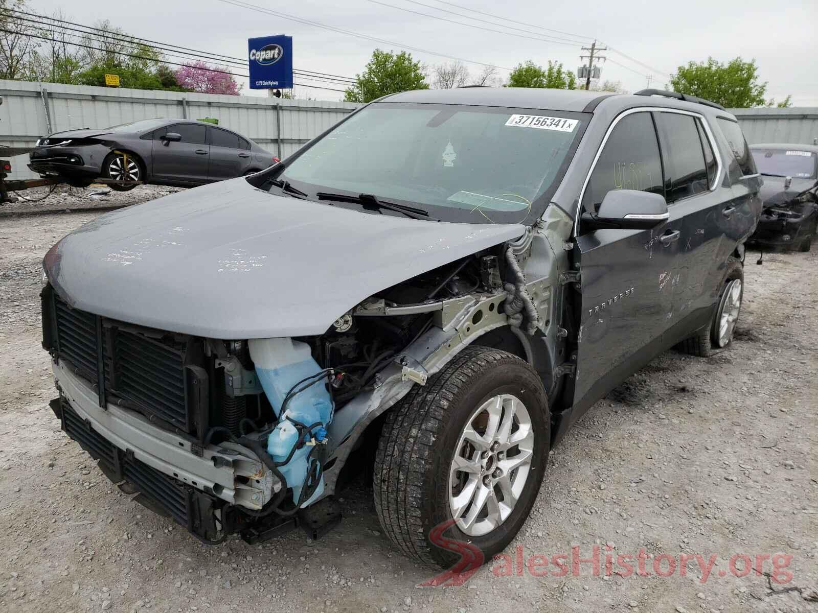 1GNERGKW0KJ186553 2019 CHEVROLET TRAVERSE