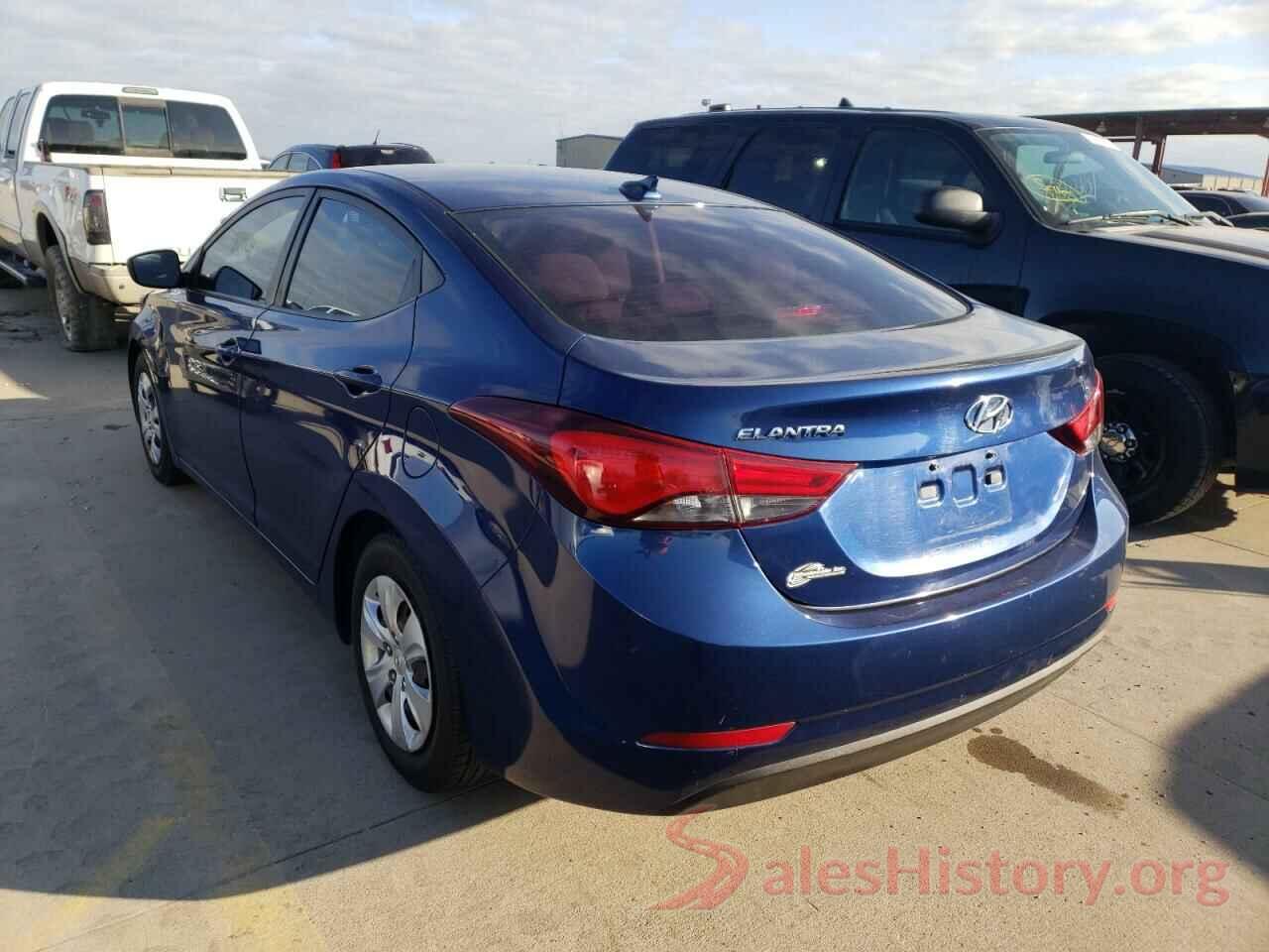 5NPDH4AE3GH703858 2016 HYUNDAI ELANTRA