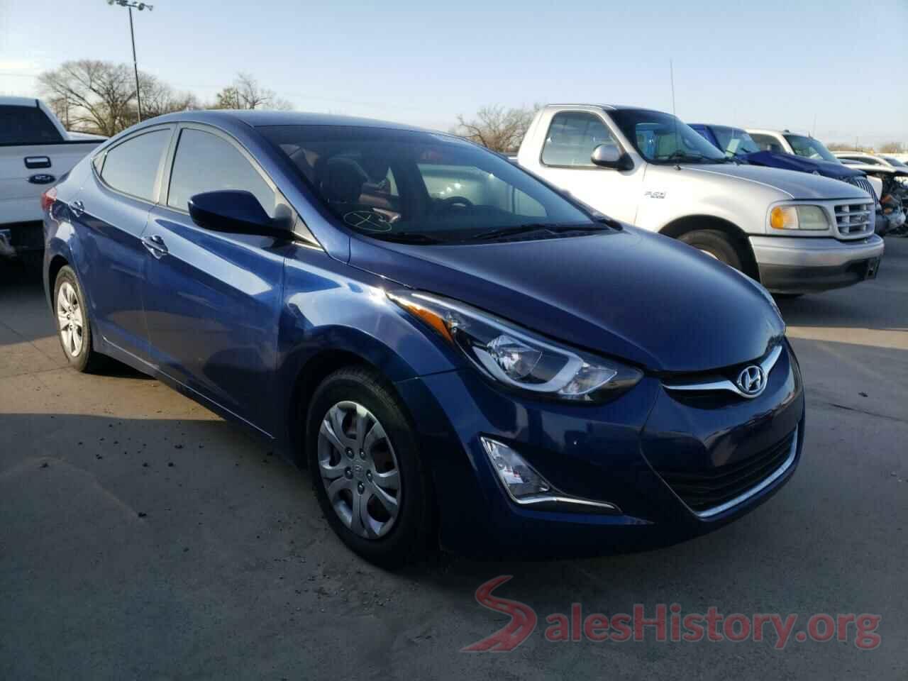 5NPDH4AE3GH703858 2016 HYUNDAI ELANTRA