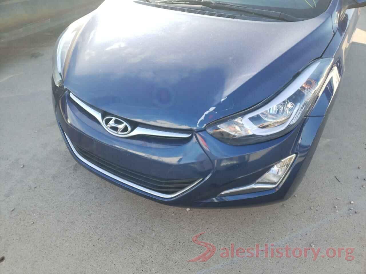 5NPDH4AE3GH703858 2016 HYUNDAI ELANTRA