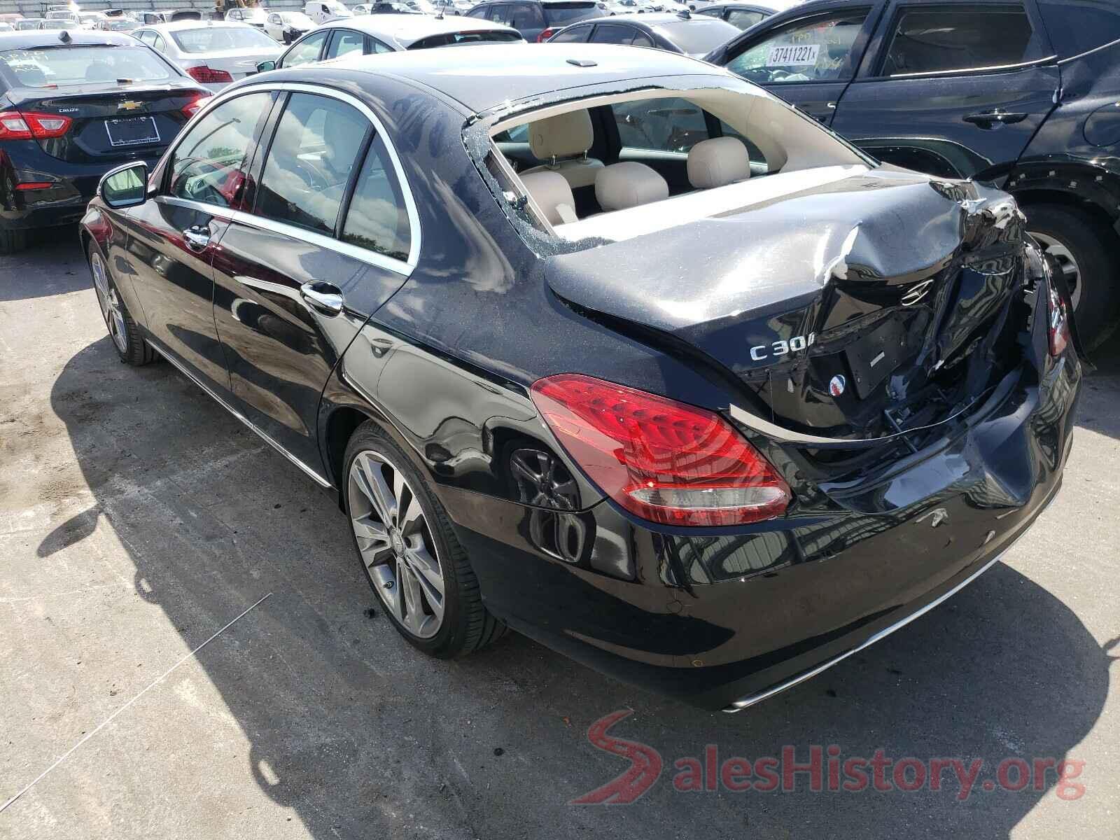 55SWF4JB8GU169290 2016 MERCEDES-BENZ C CLASS