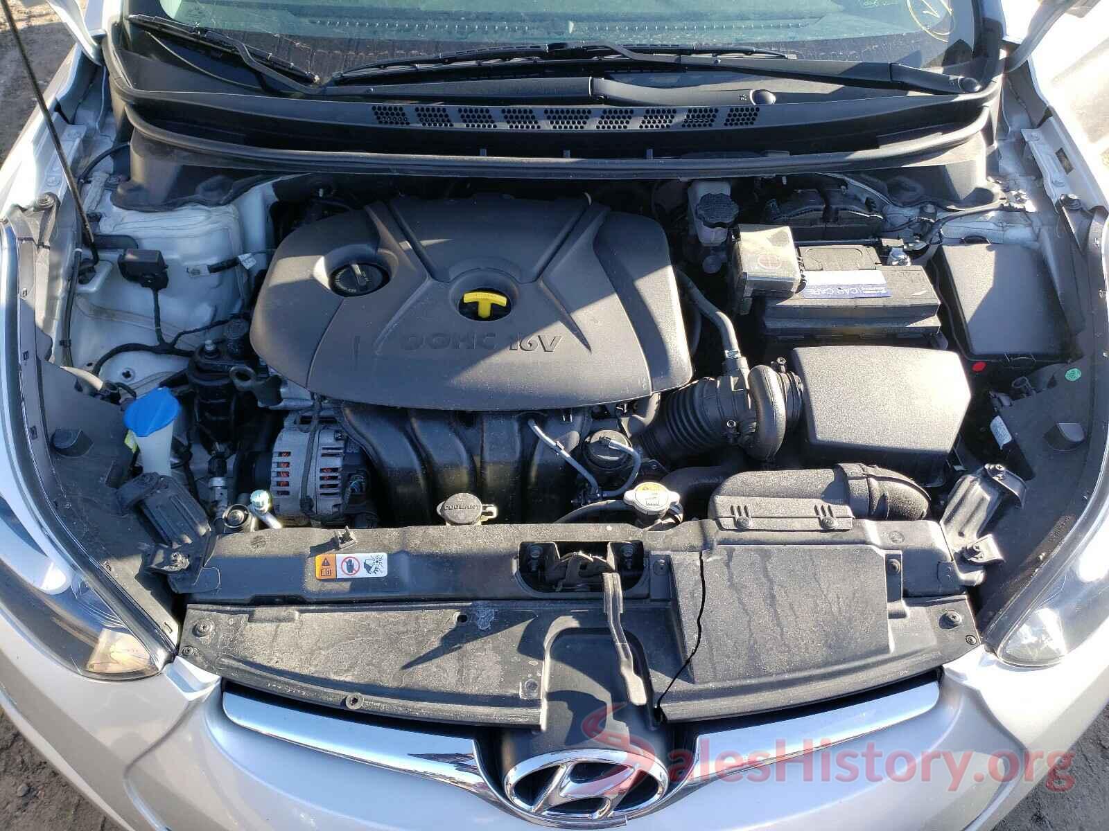 5NPDH4AE8GH763411 2016 HYUNDAI ELANTRA