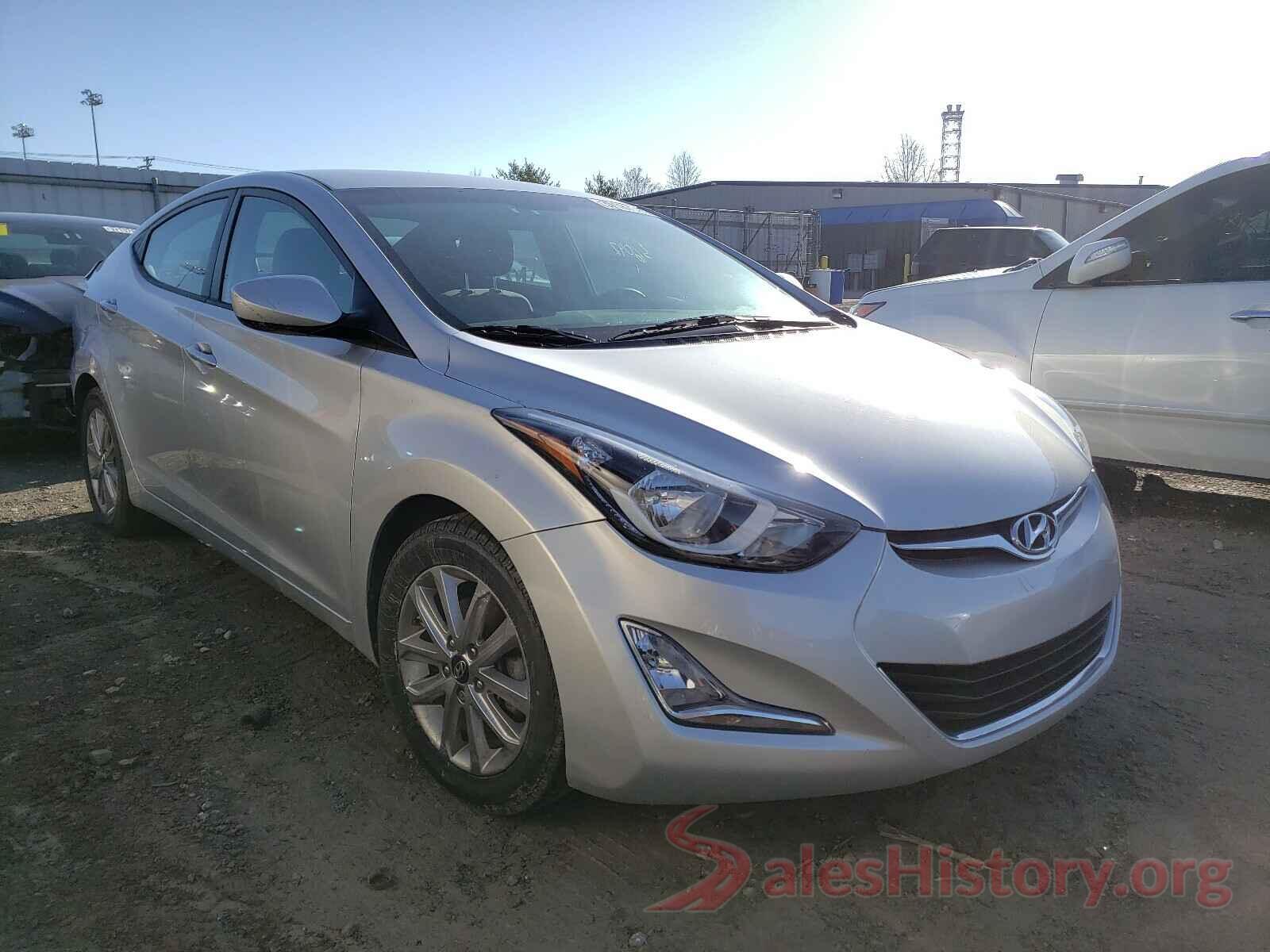 5NPDH4AE8GH763411 2016 HYUNDAI ELANTRA