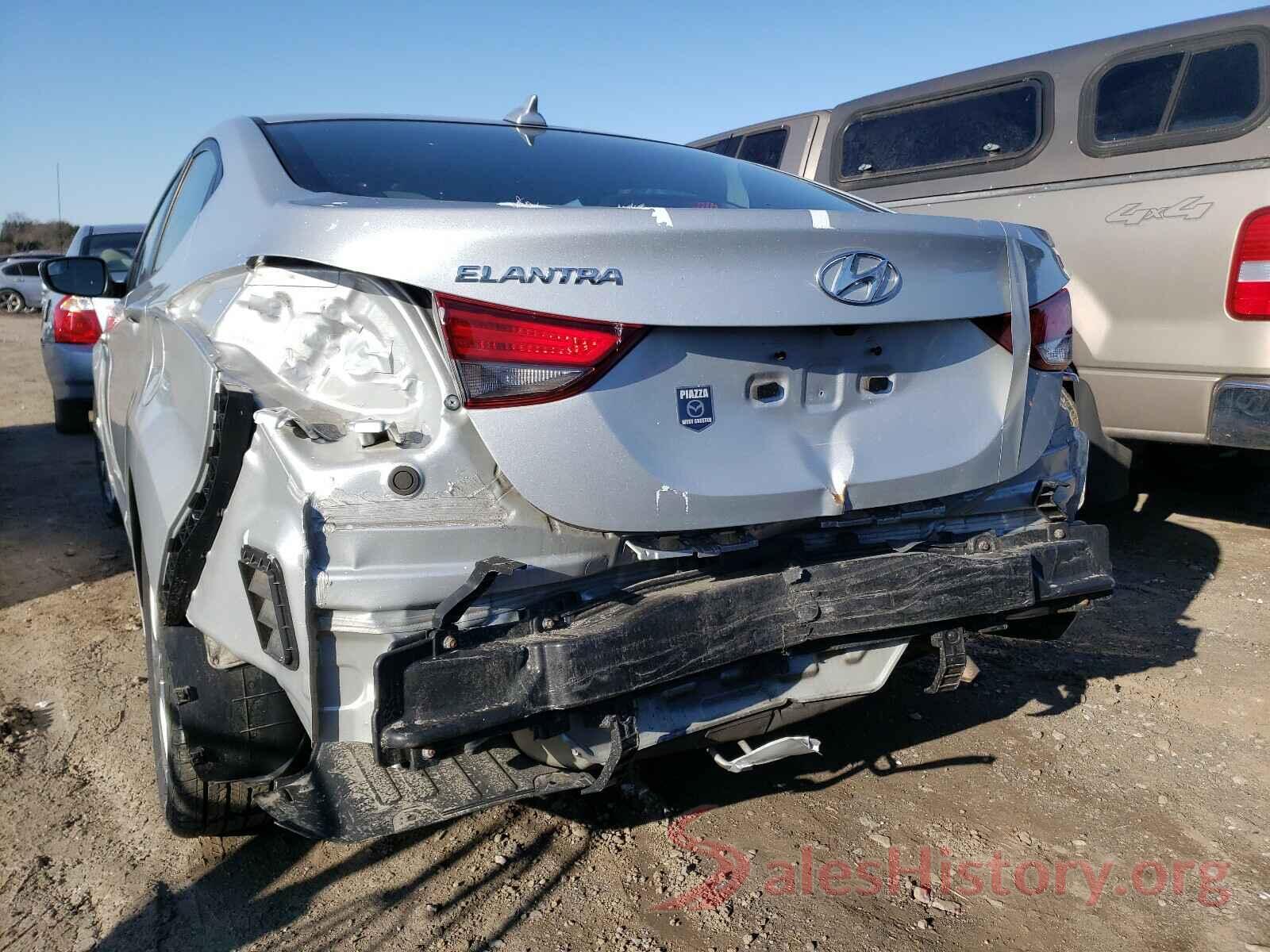 5NPDH4AE8GH763411 2016 HYUNDAI ELANTRA