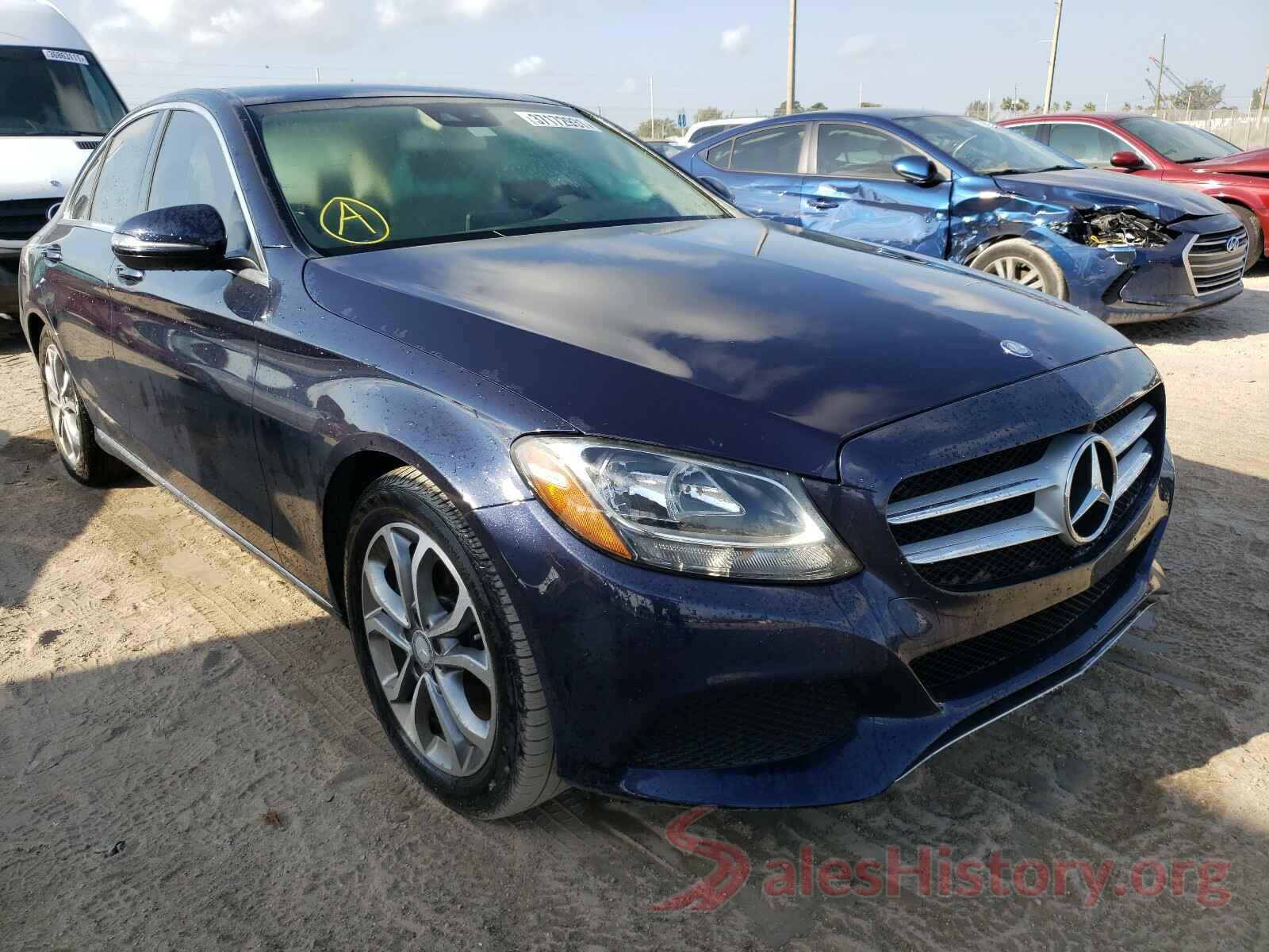 55SWF4JB5GU124596 2016 MERCEDES-BENZ C CLASS