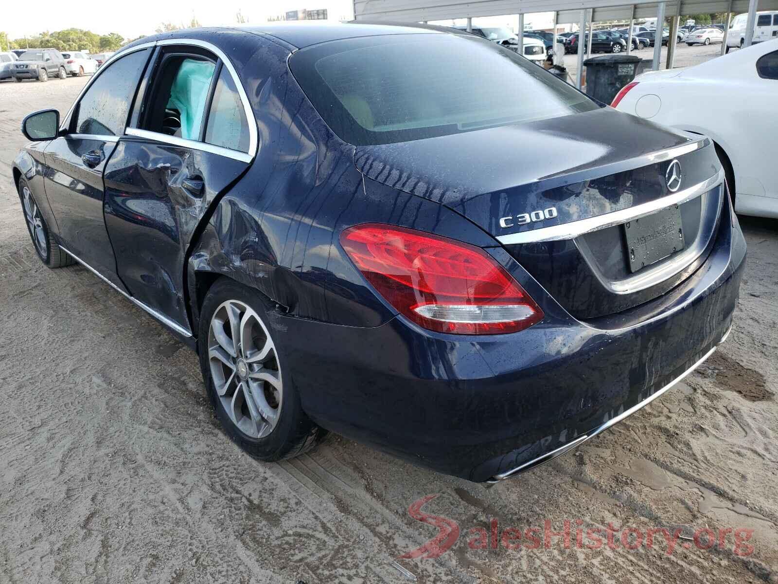 55SWF4JB5GU124596 2016 MERCEDES-BENZ C CLASS