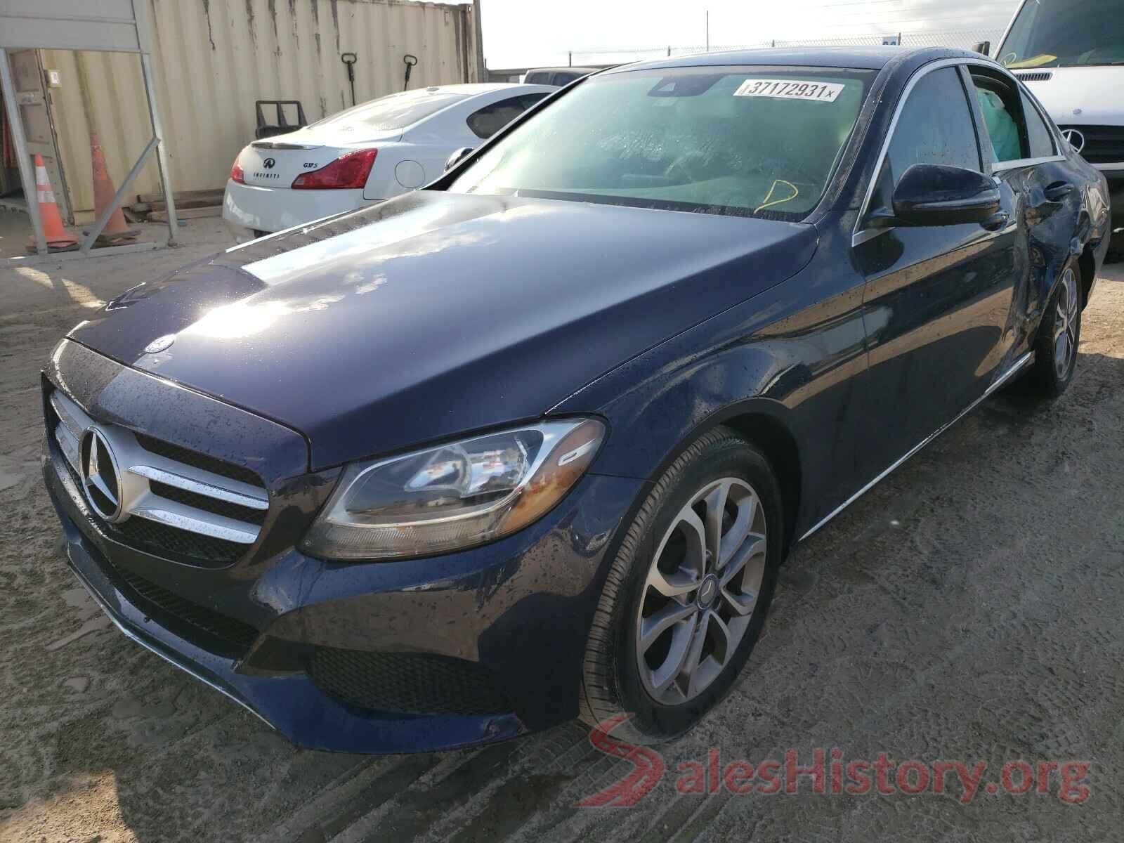 55SWF4JB5GU124596 2016 MERCEDES-BENZ C CLASS