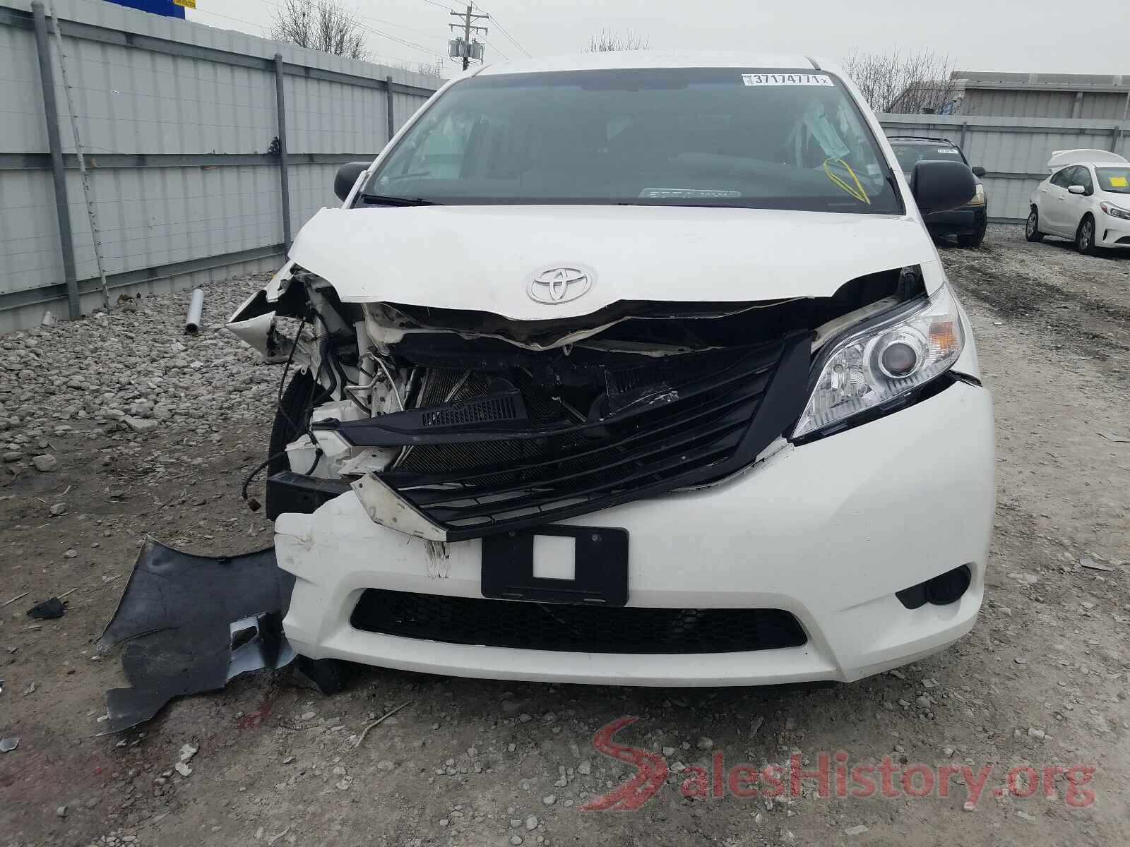 5TDZK3DC8GS730317 2016 TOYOTA SIENNA