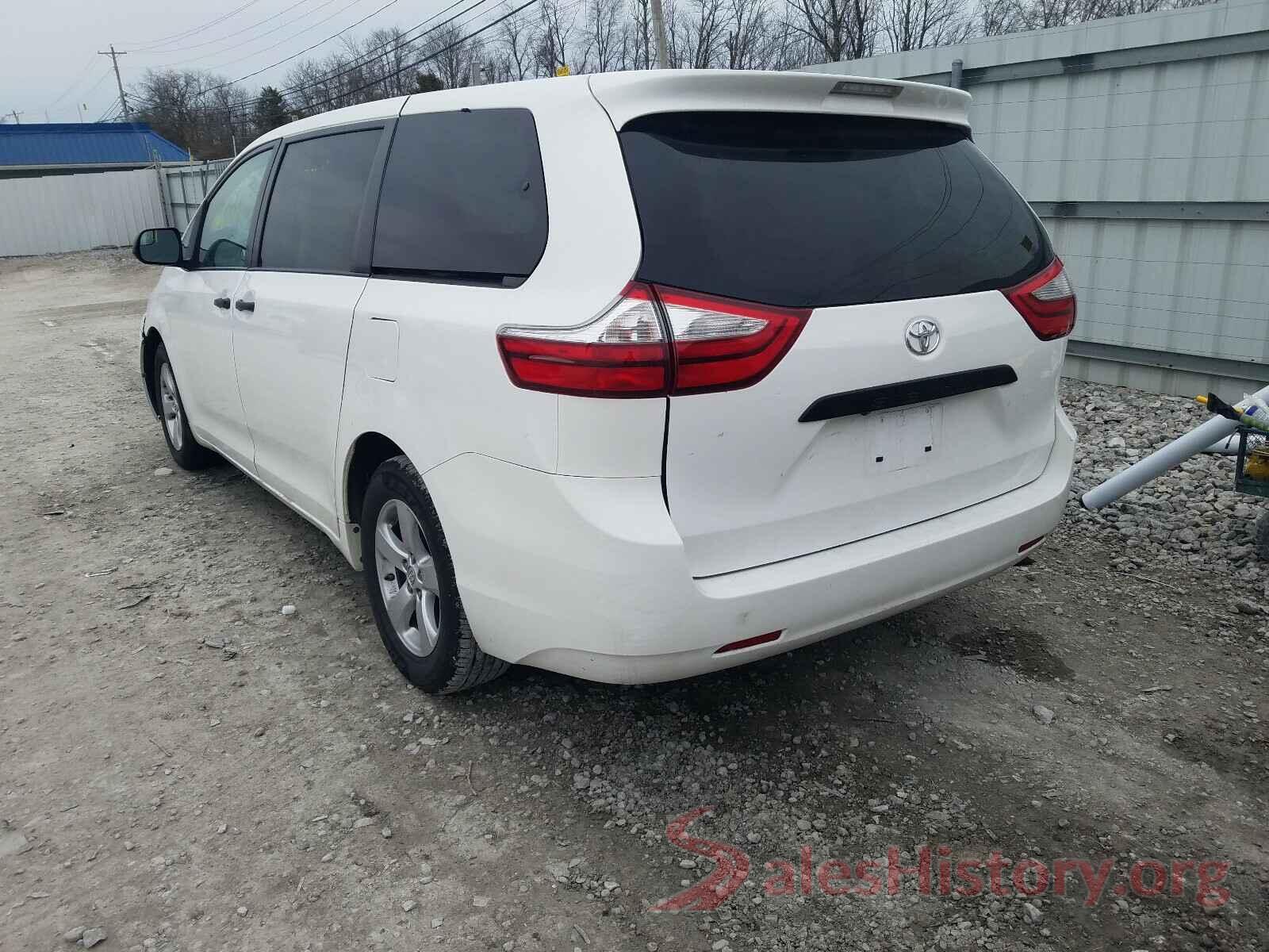 5TDZK3DC8GS730317 2016 TOYOTA SIENNA