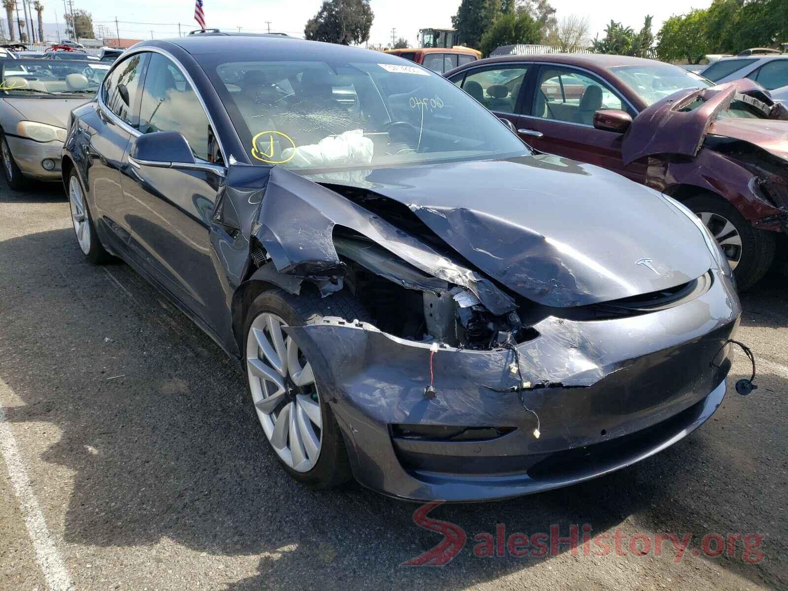 5YJ3E1EA2JF013437 2018 TESLA MODEL 3