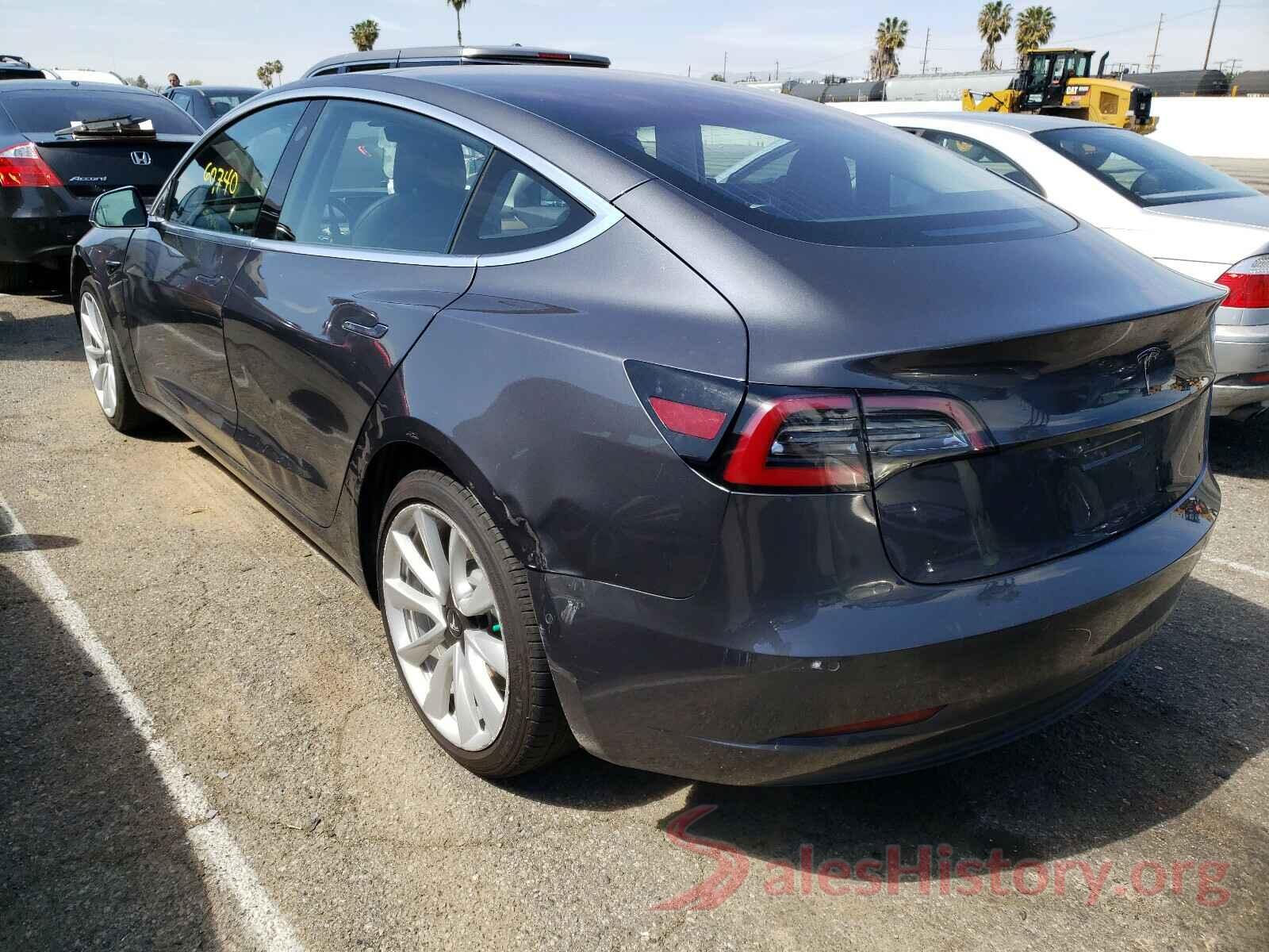 5YJ3E1EA2JF013437 2018 TESLA MODEL 3