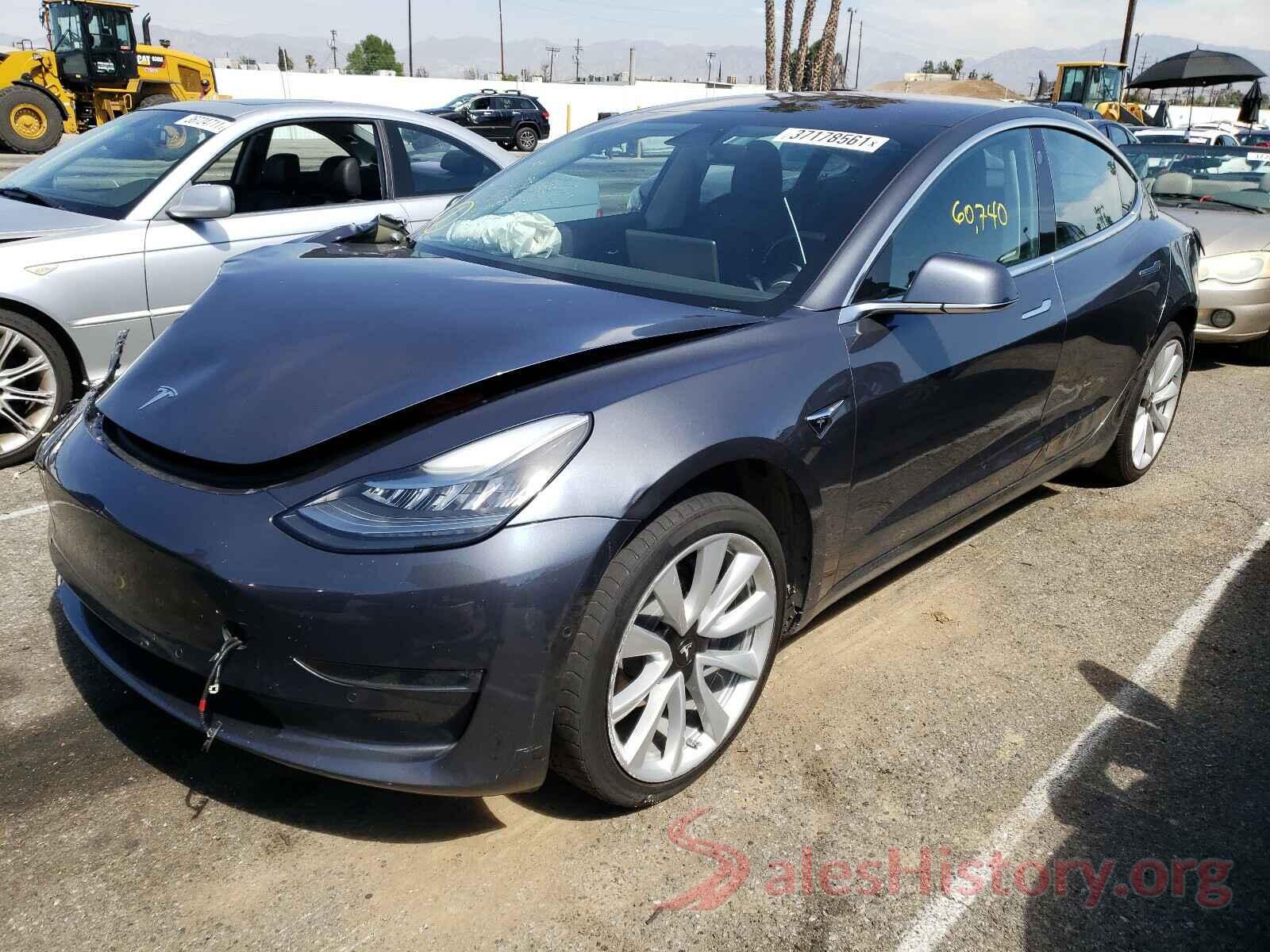 5YJ3E1EA2JF013437 2018 TESLA MODEL 3