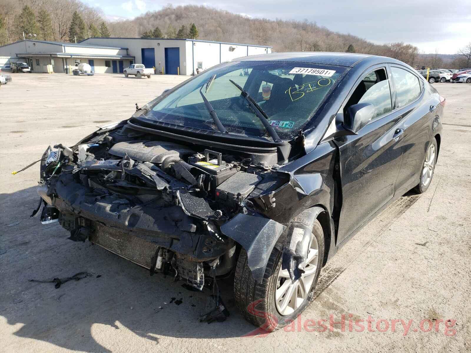 5NPDH4AE7GH693500 2016 HYUNDAI ELANTRA