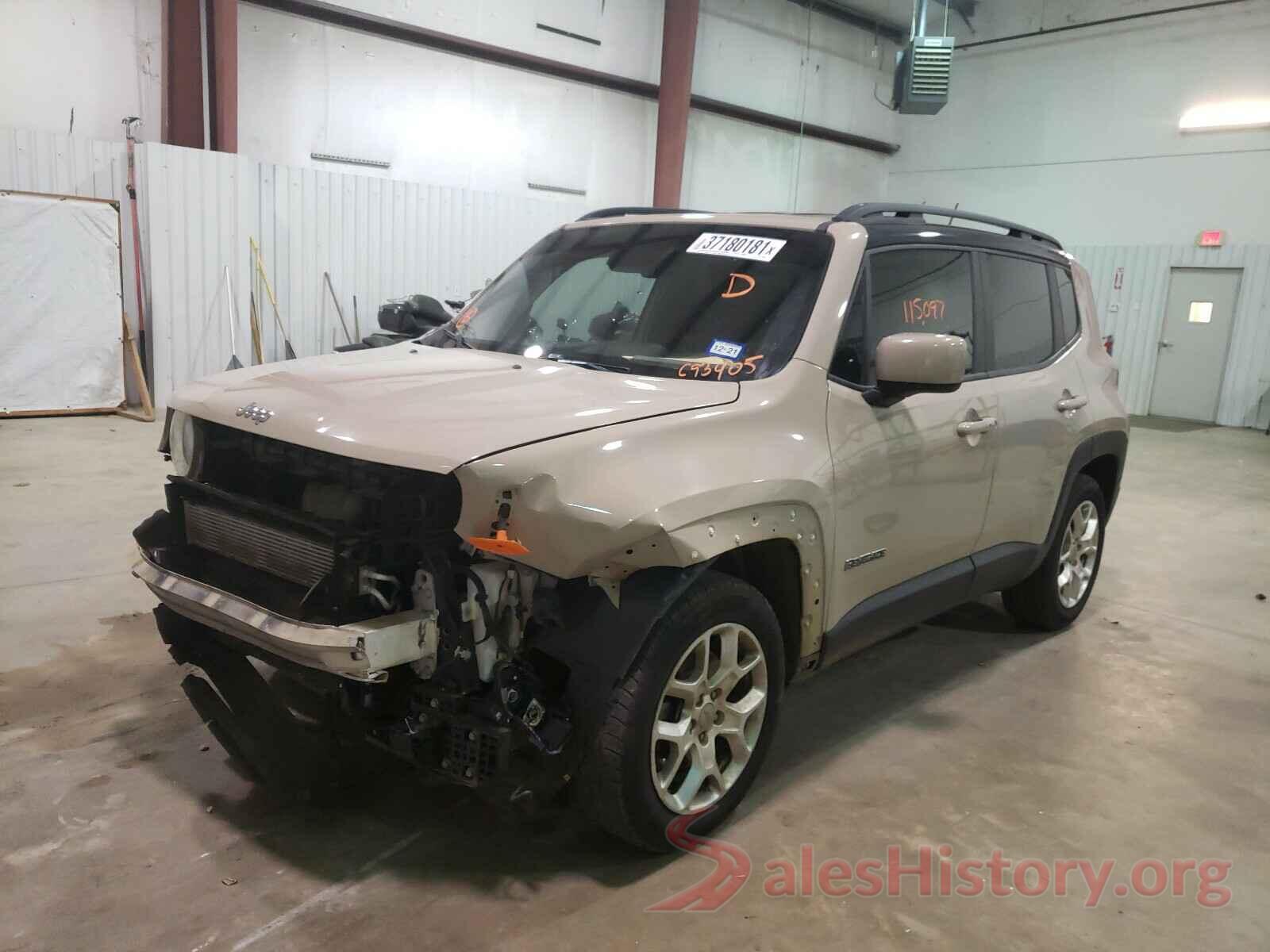 ZACCJABT3GPC93405 2016 JEEP RENEGADE