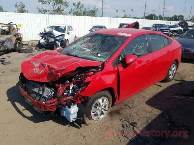 1G1BJ5SM1K7102901 2019 CHEVROLET CRUZE