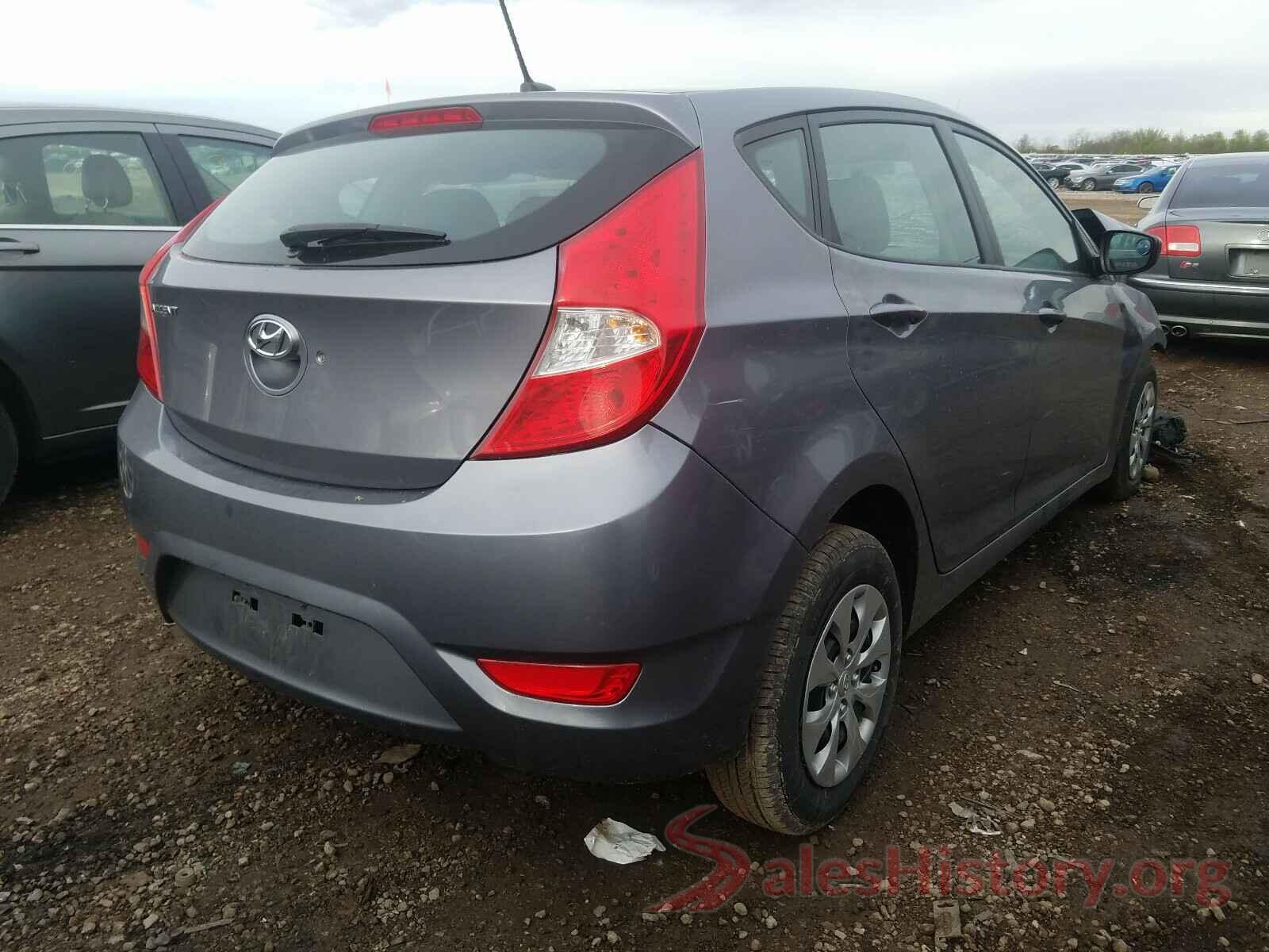 KMHCT5AE2HU311487 2017 HYUNDAI ACCENT