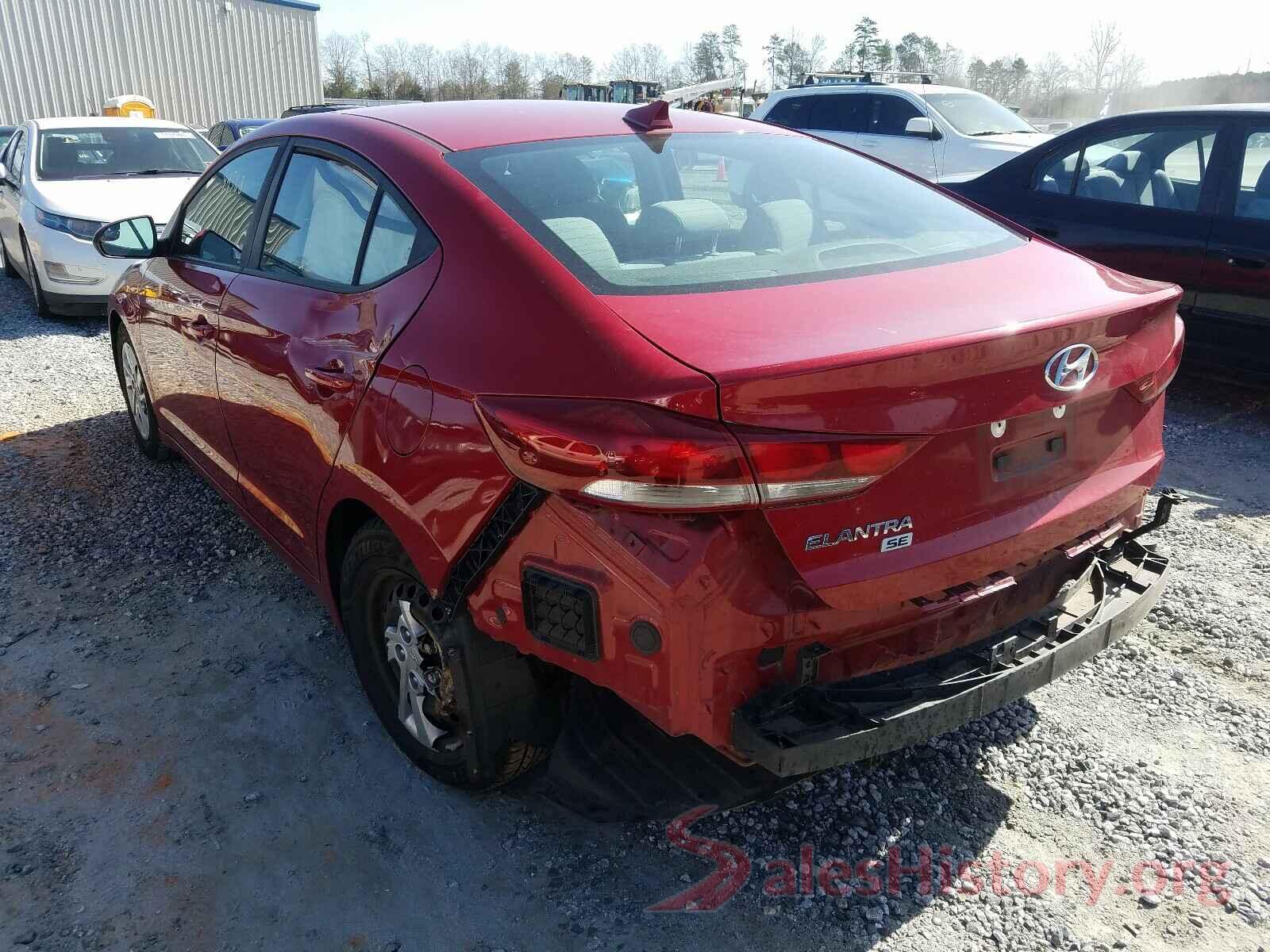 KMHD74LF7HU080238 2017 HYUNDAI ELANTRA