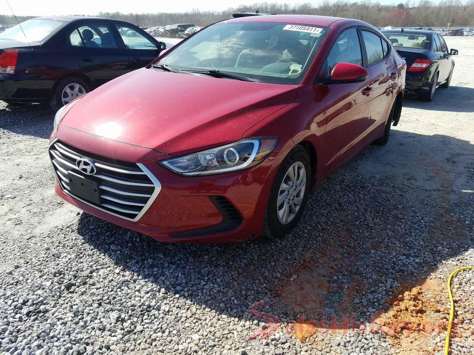 KMHD74LF7HU080238 2017 HYUNDAI ELANTRA