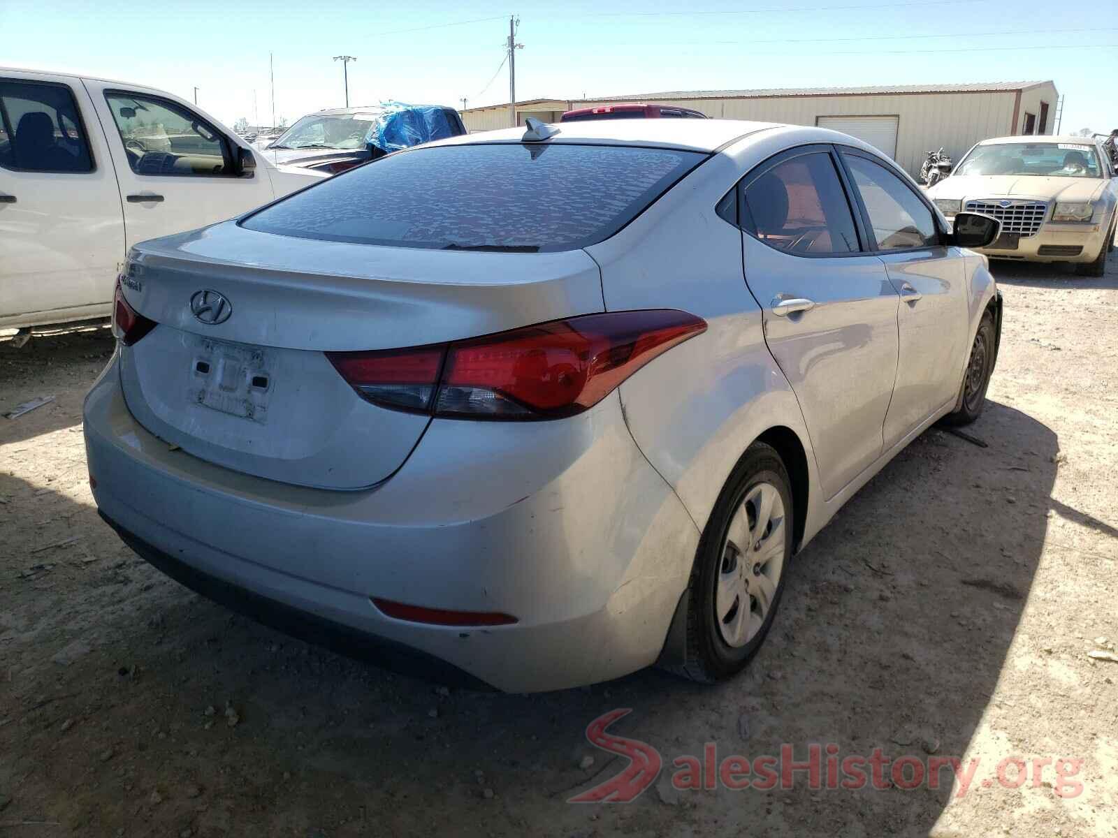 5NPDH4AE5GH670393 2016 HYUNDAI ELANTRA