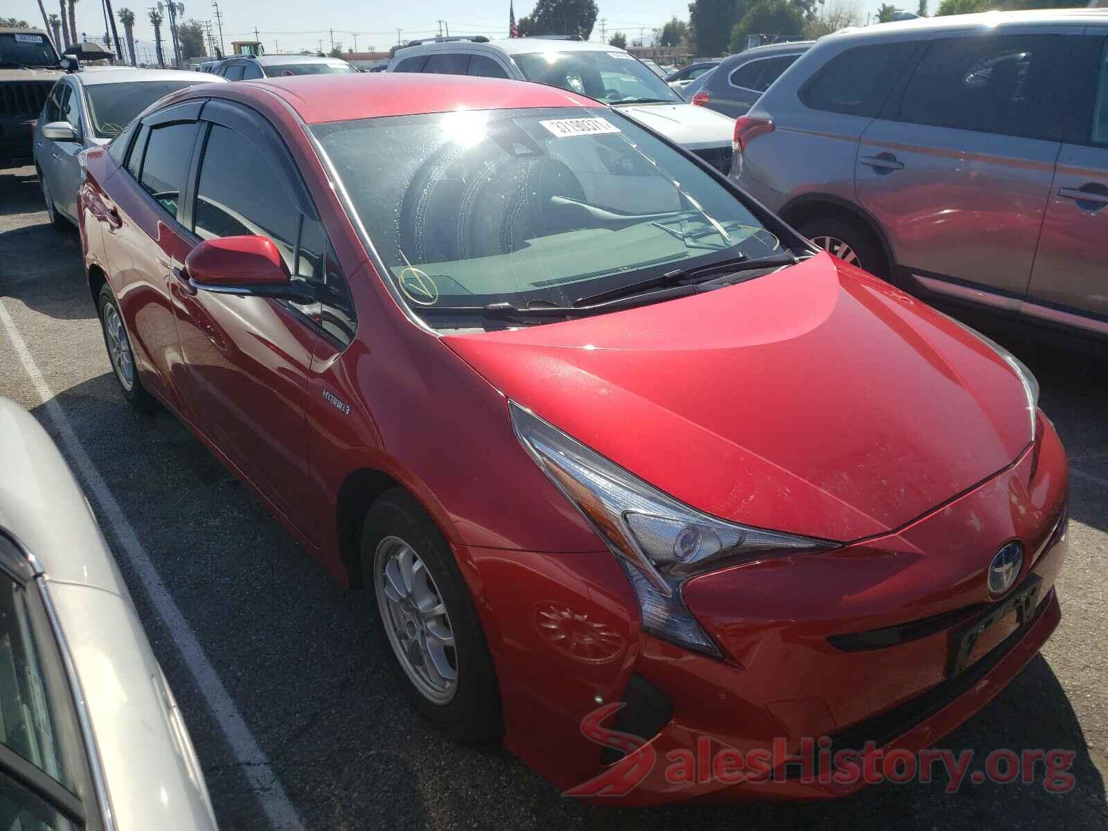 JTDKBRFU5H3562004 2017 TOYOTA PRIUS