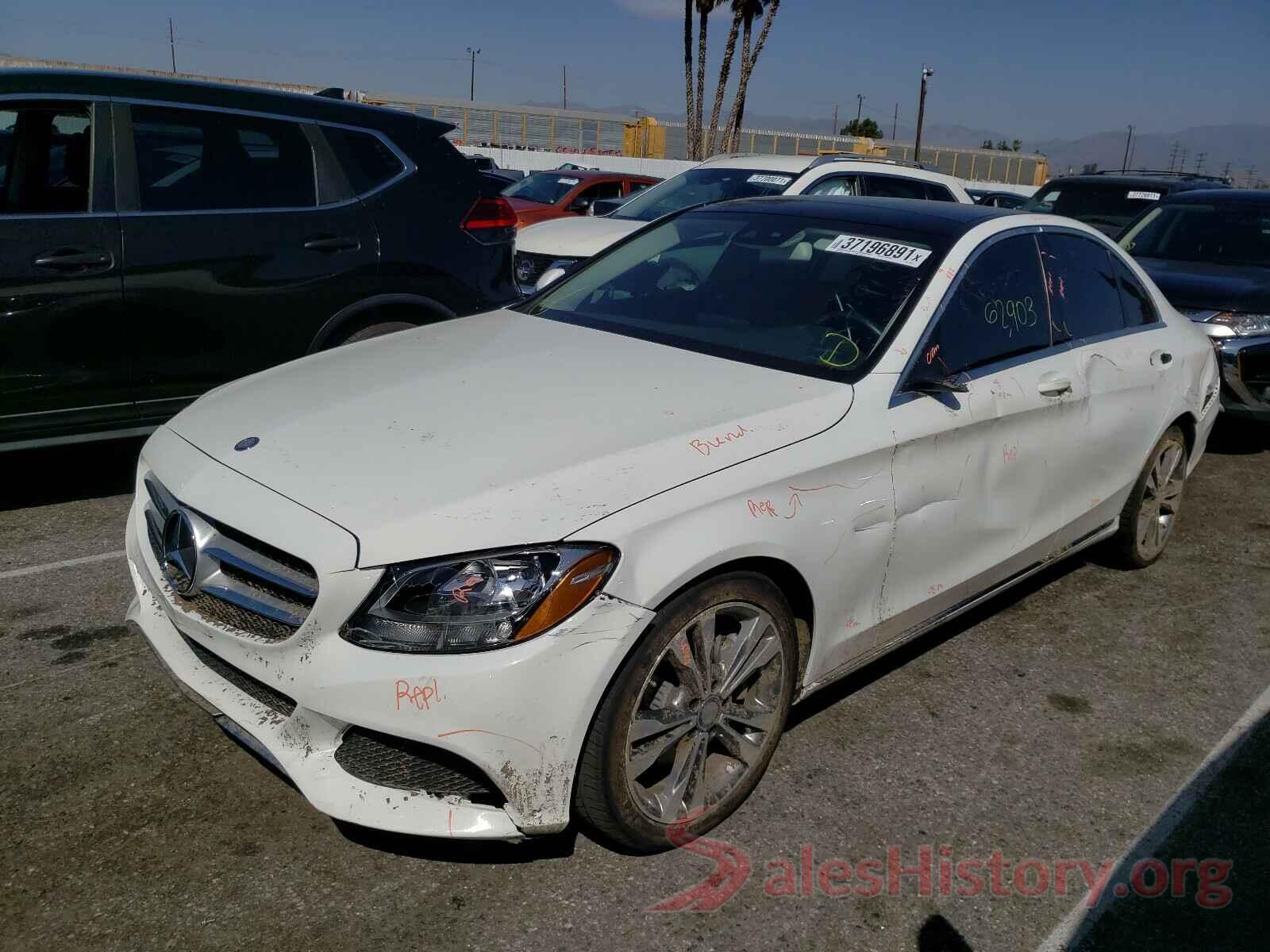 55SWF4JB6HU185845 2017 MERCEDES-BENZ C CLASS