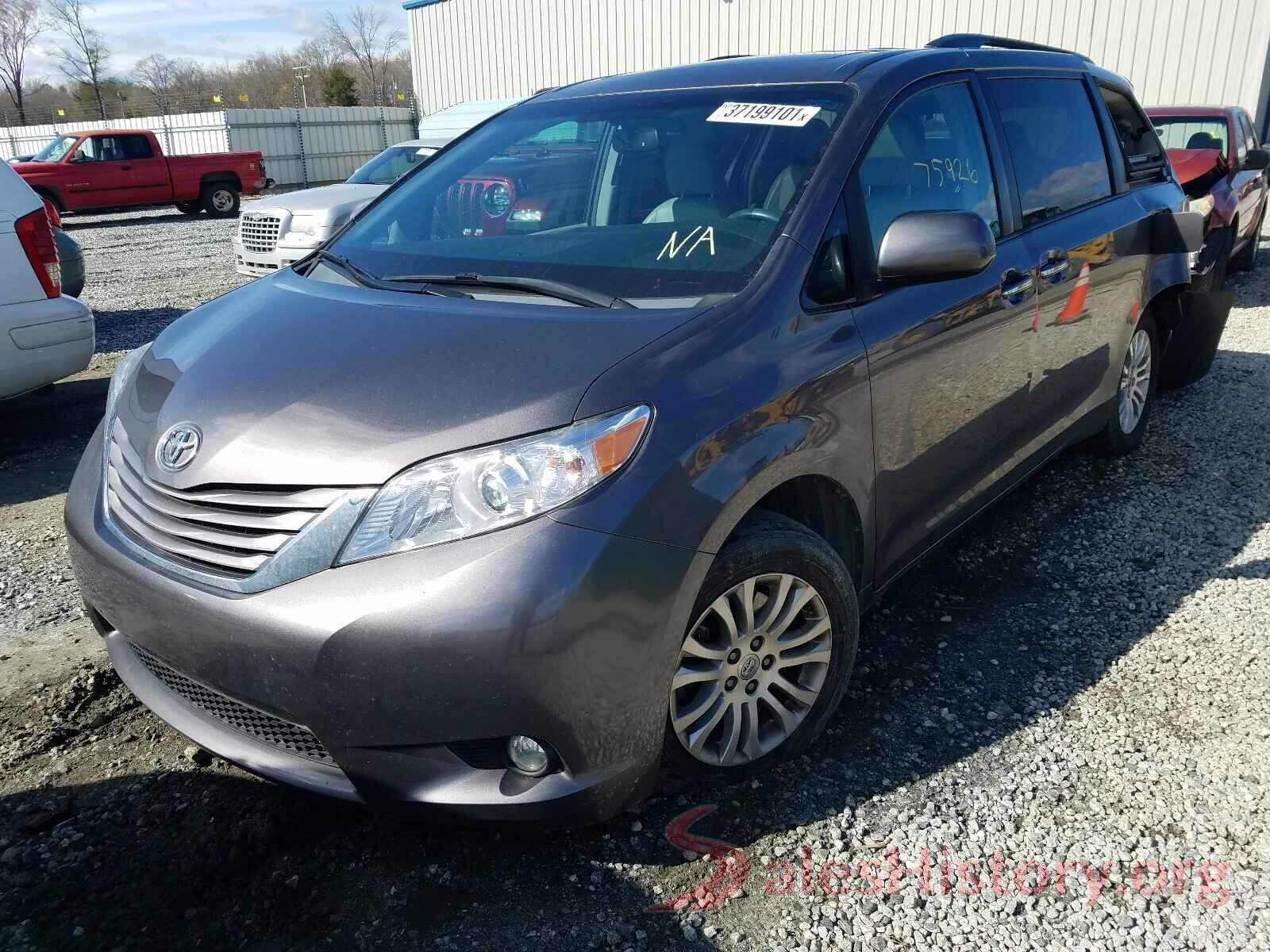 5TDYK3DC8GS710631 2016 TOYOTA SIENNA