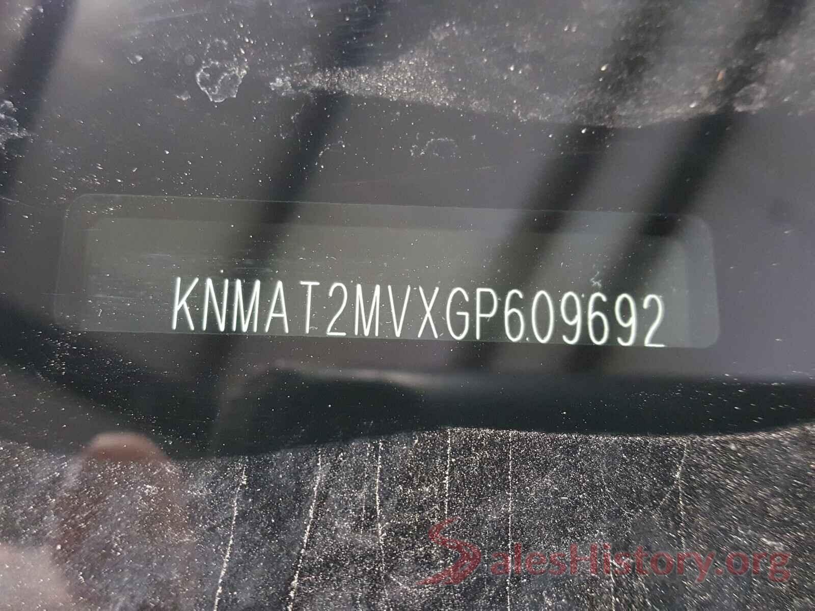 KNMAT2MVXGP609692 2016 NISSAN ROGUE