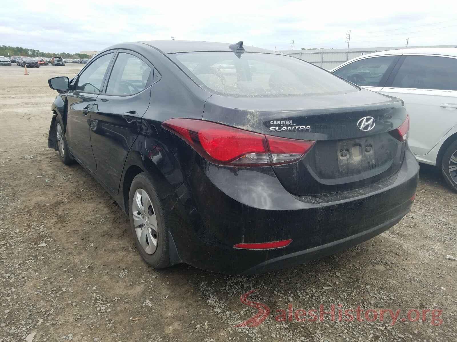 5NPDH4AE7GH719934 2016 HYUNDAI ELANTRA