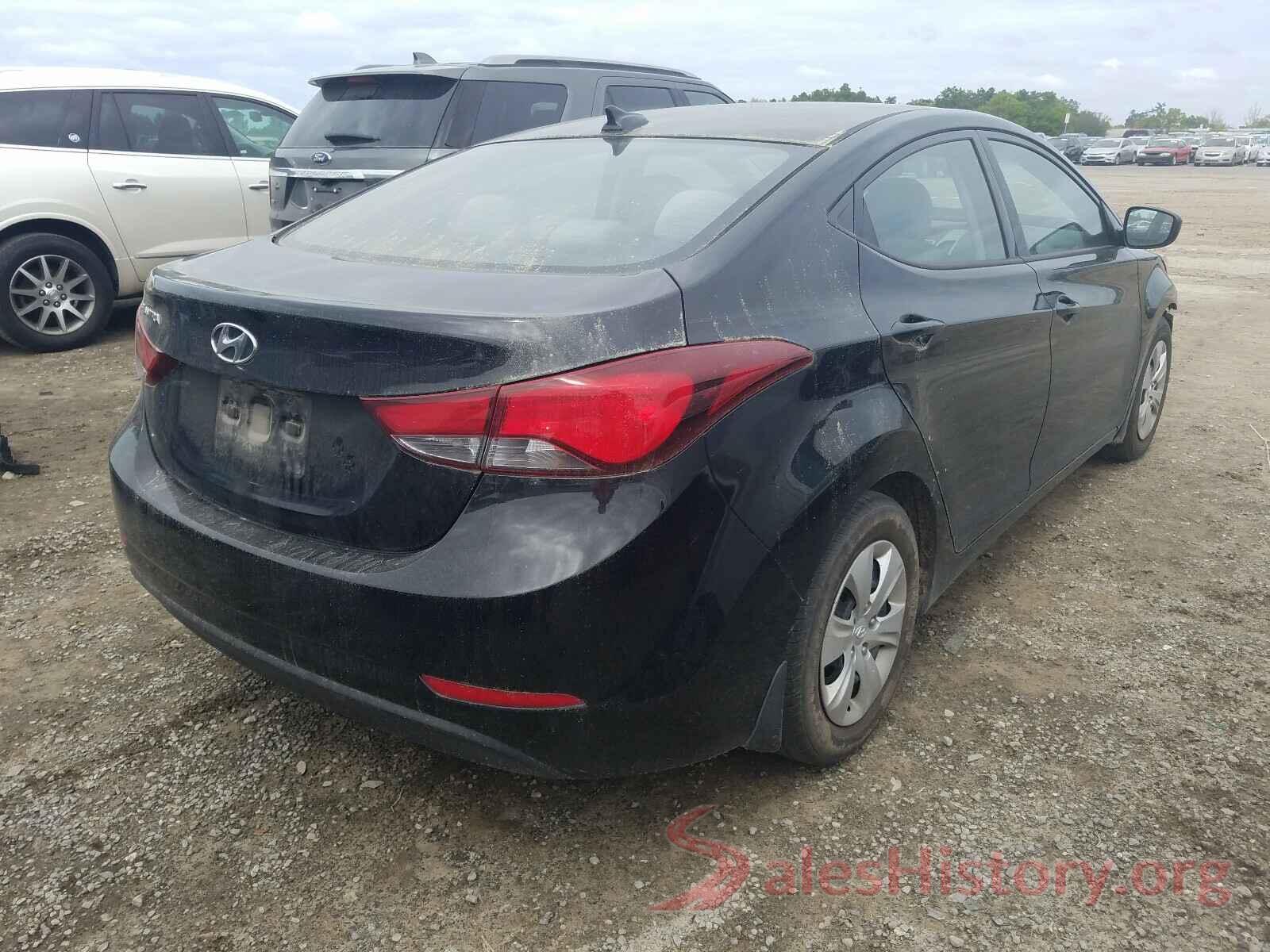 5NPDH4AE7GH719934 2016 HYUNDAI ELANTRA