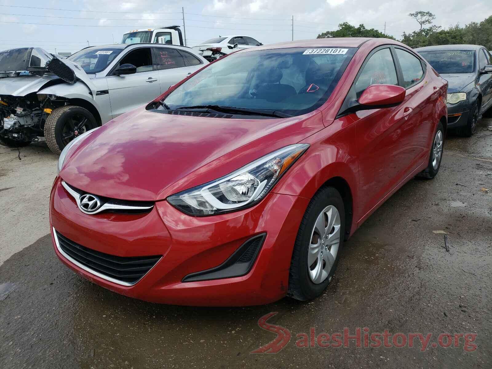 KMHDH4AE9GU478153 2016 HYUNDAI ELANTRA