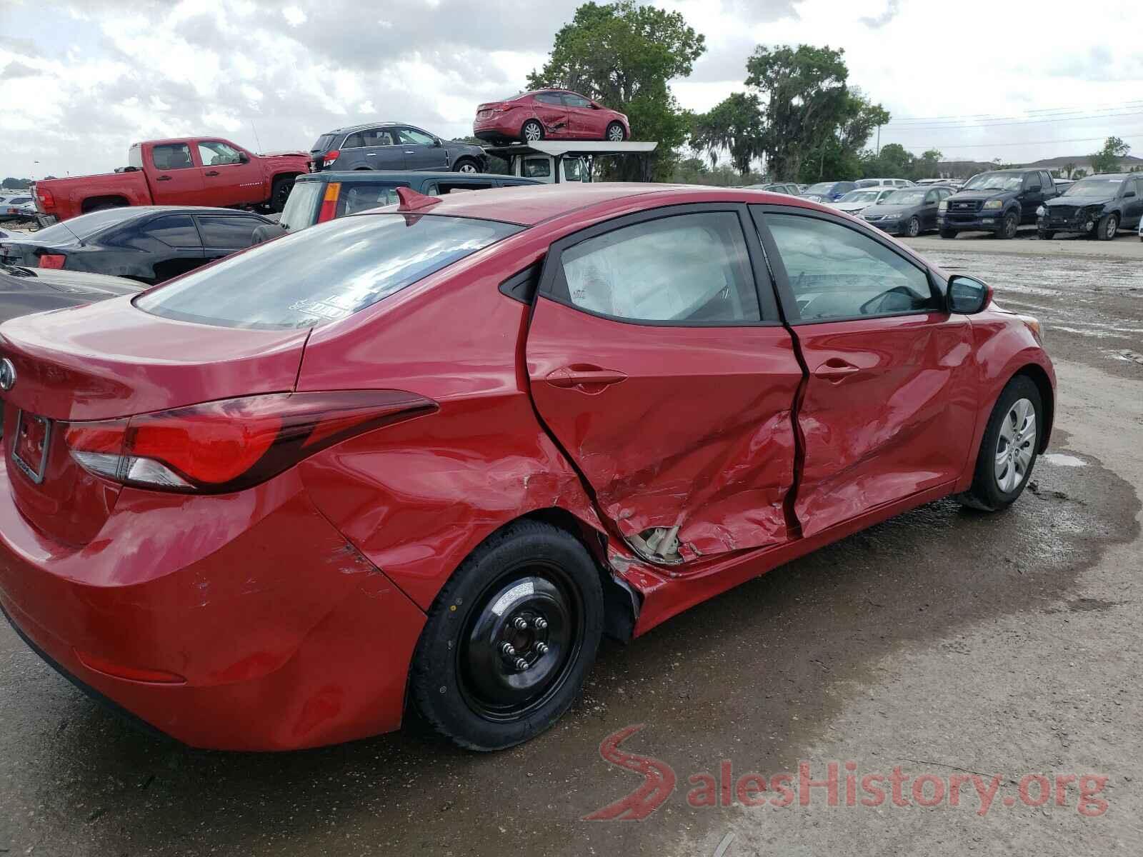 KMHDH4AE9GU478153 2016 HYUNDAI ELANTRA