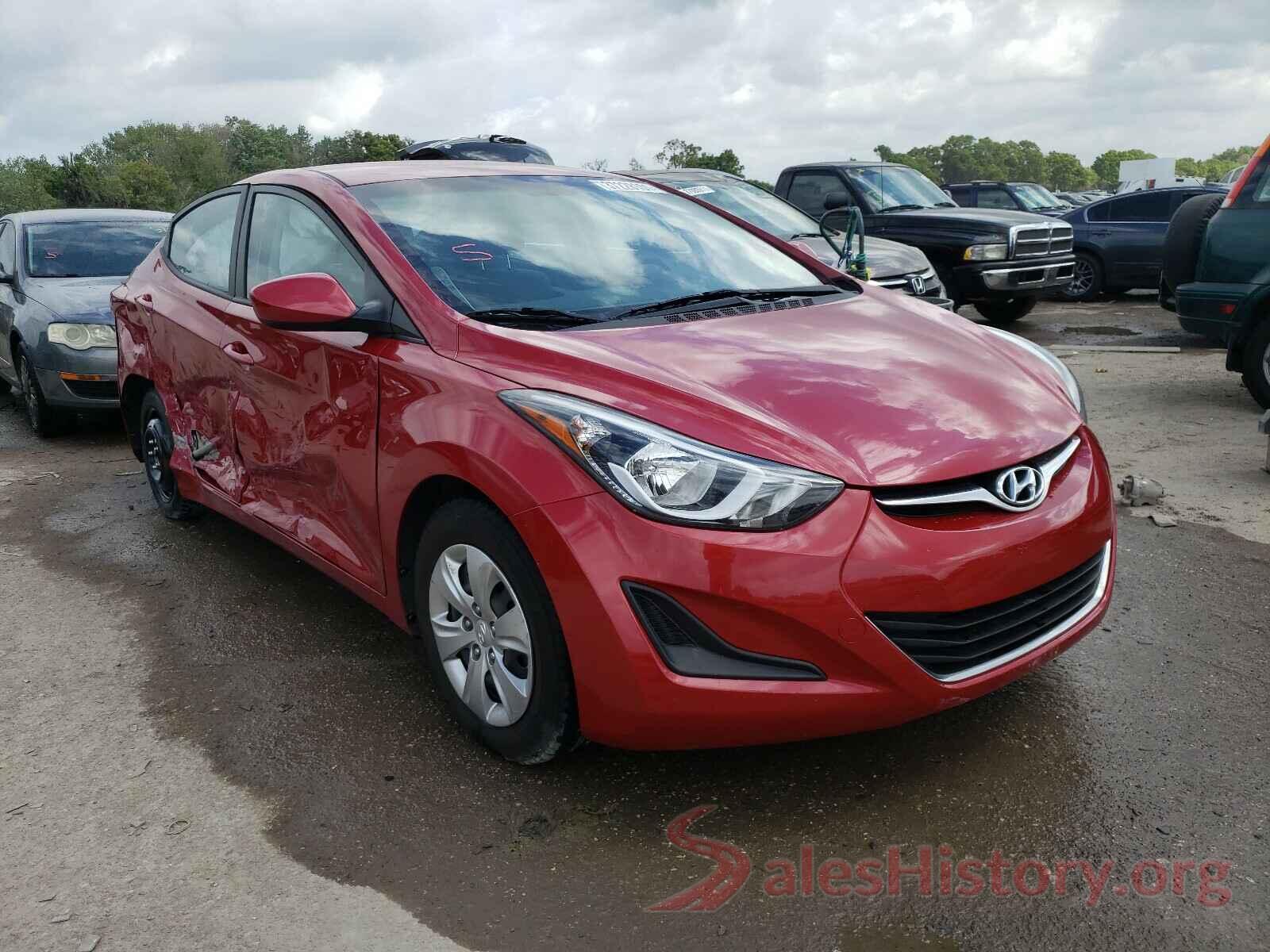 KMHDH4AE9GU478153 2016 HYUNDAI ELANTRA