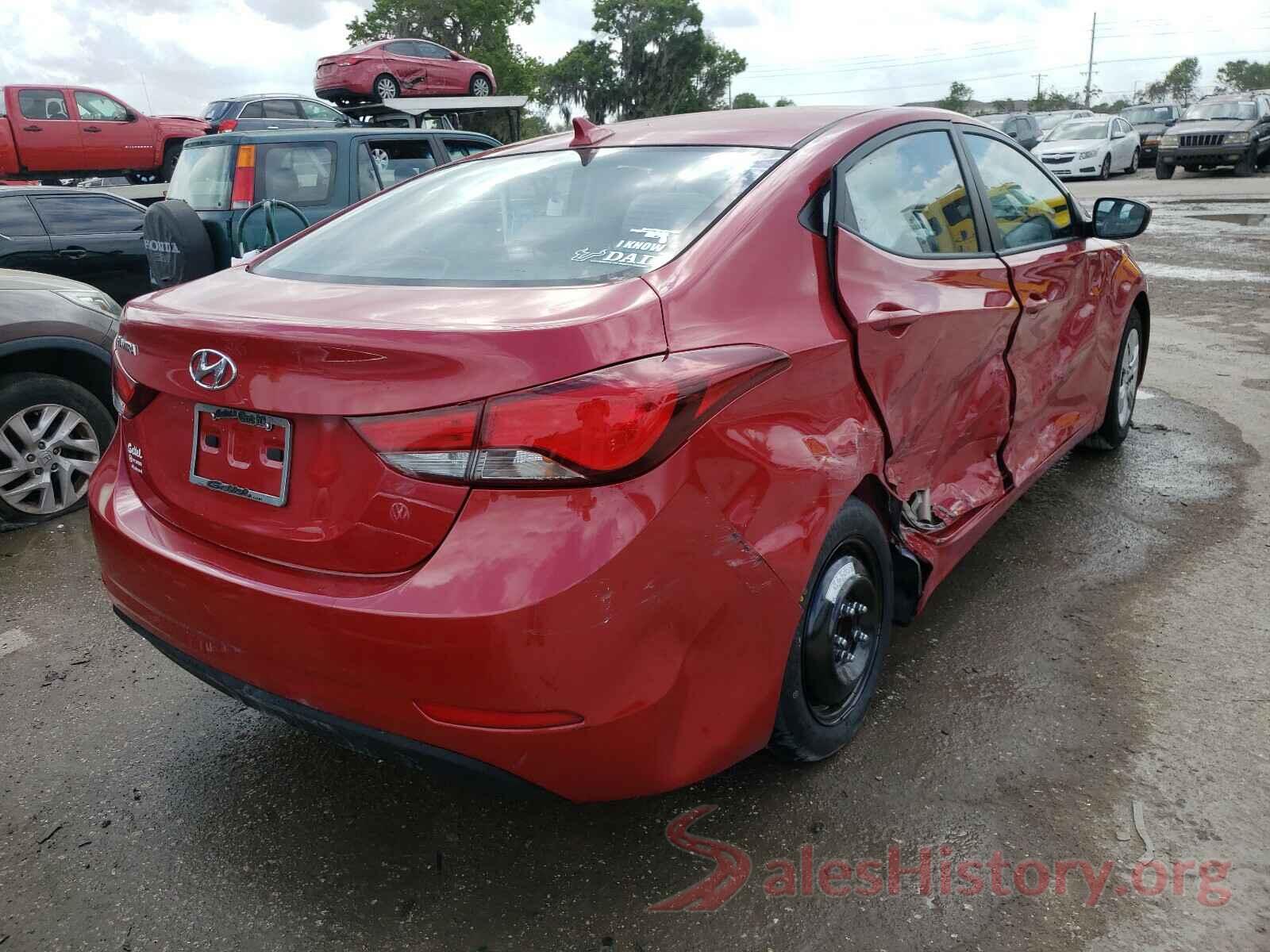 KMHDH4AE9GU478153 2016 HYUNDAI ELANTRA