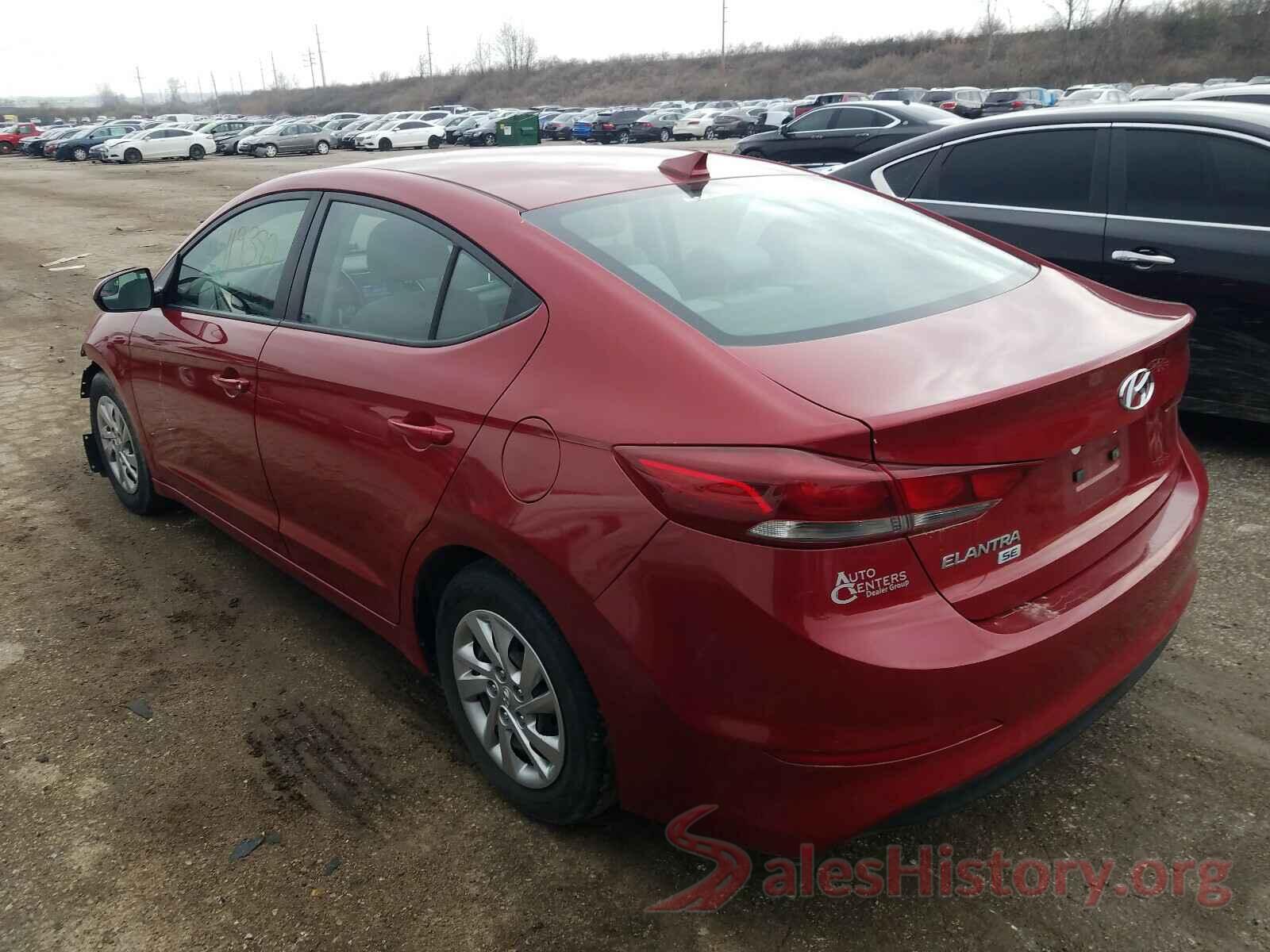 KMHD74LF1HU108728 2017 HYUNDAI ELANTRA