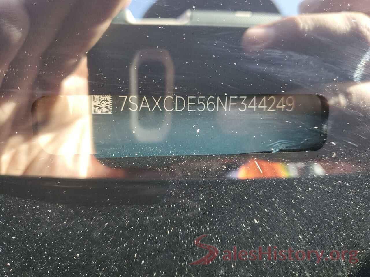 7SAXCDE56NF344249 2022 TESLA MODEL X