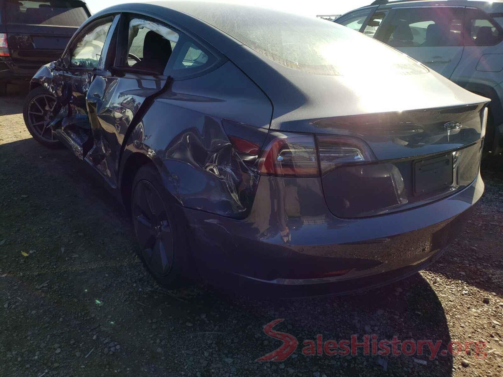 5YJ3E1EA8MF921377 2021 TESLA MODEL 3