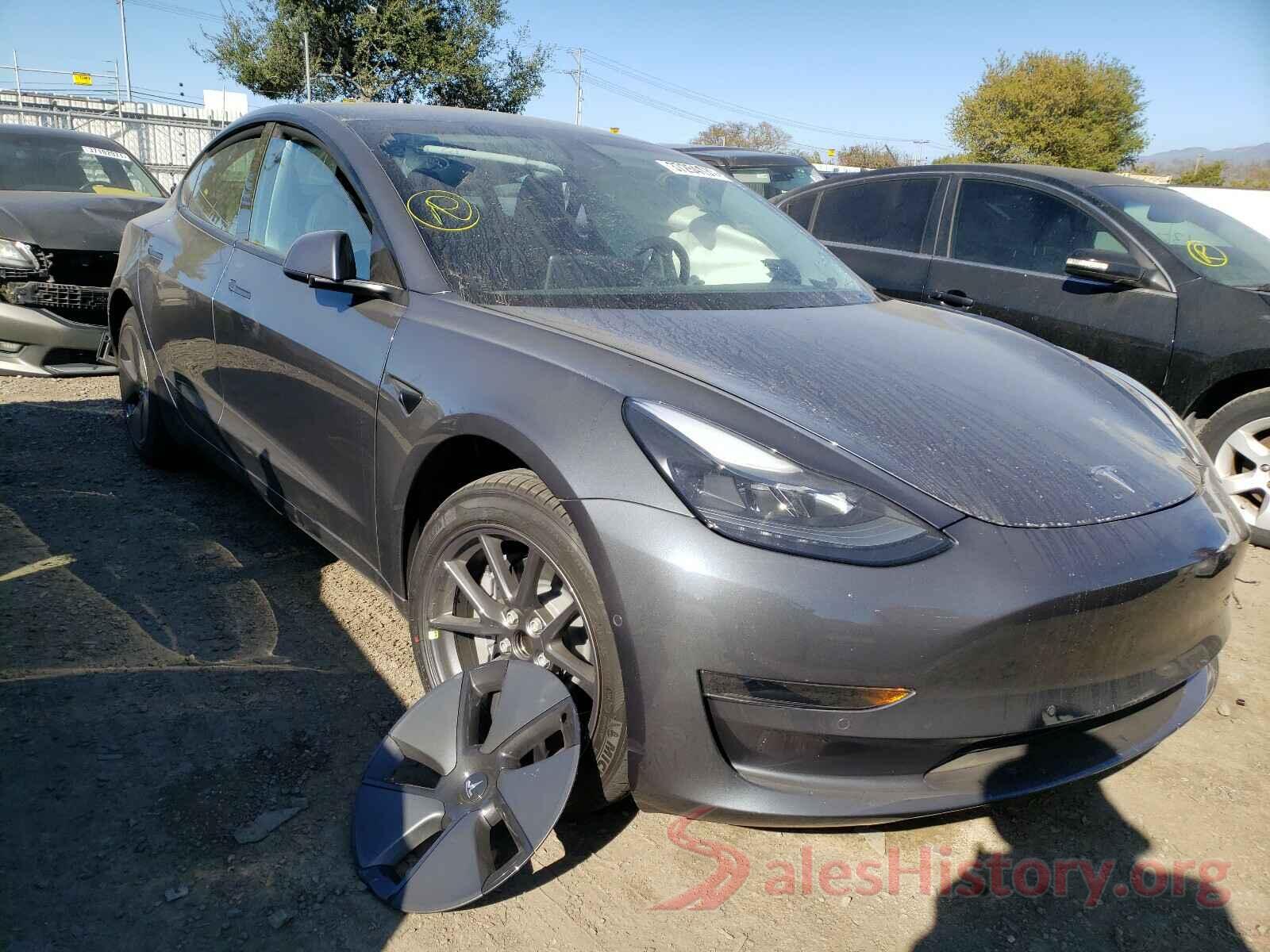 5YJ3E1EA8MF921377 2021 TESLA MODEL 3