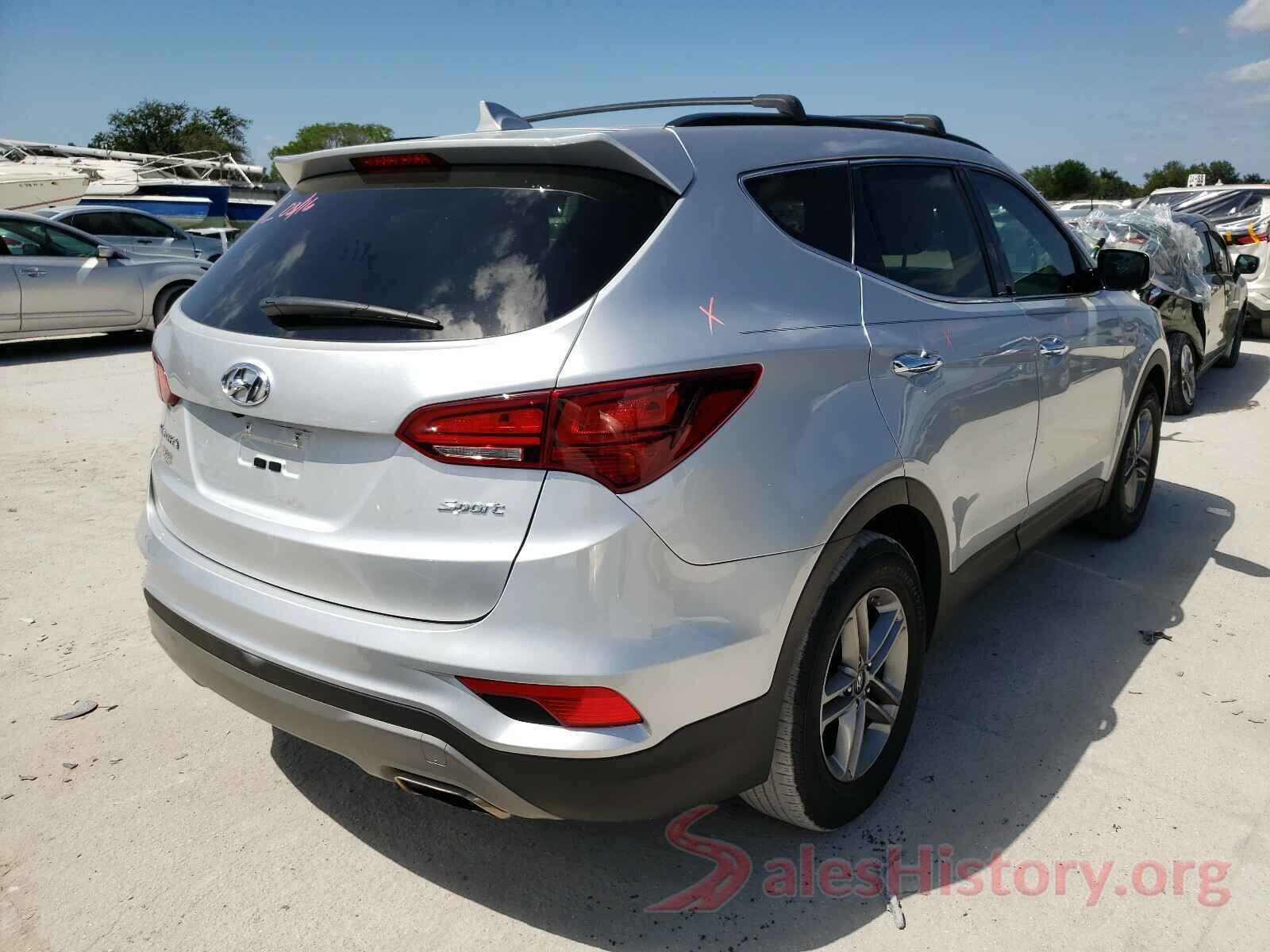 5XYZU3LB4HG407030 2017 HYUNDAI SANTA FE