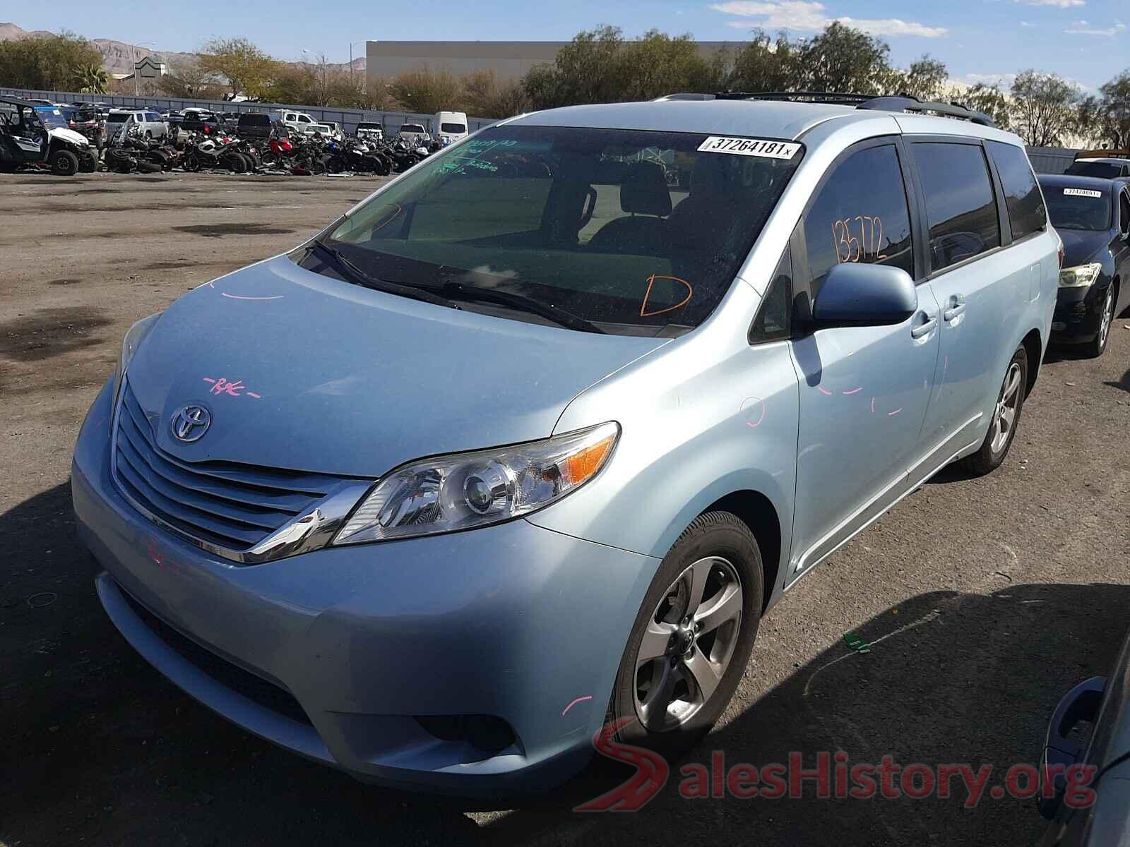 5TDKK3DC1GS734047 2016 TOYOTA SIENNA